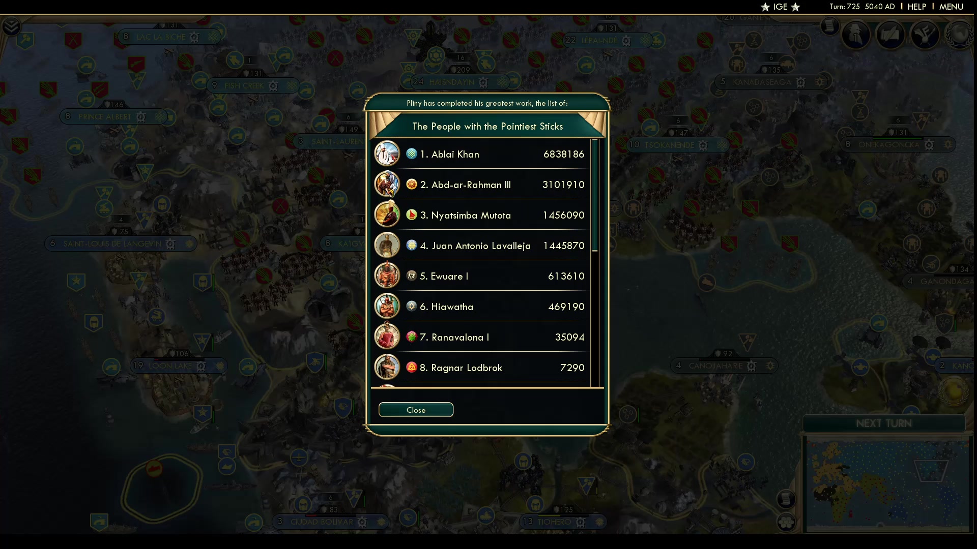 CBR In-Game Screenshot of Stick Measuring Contest