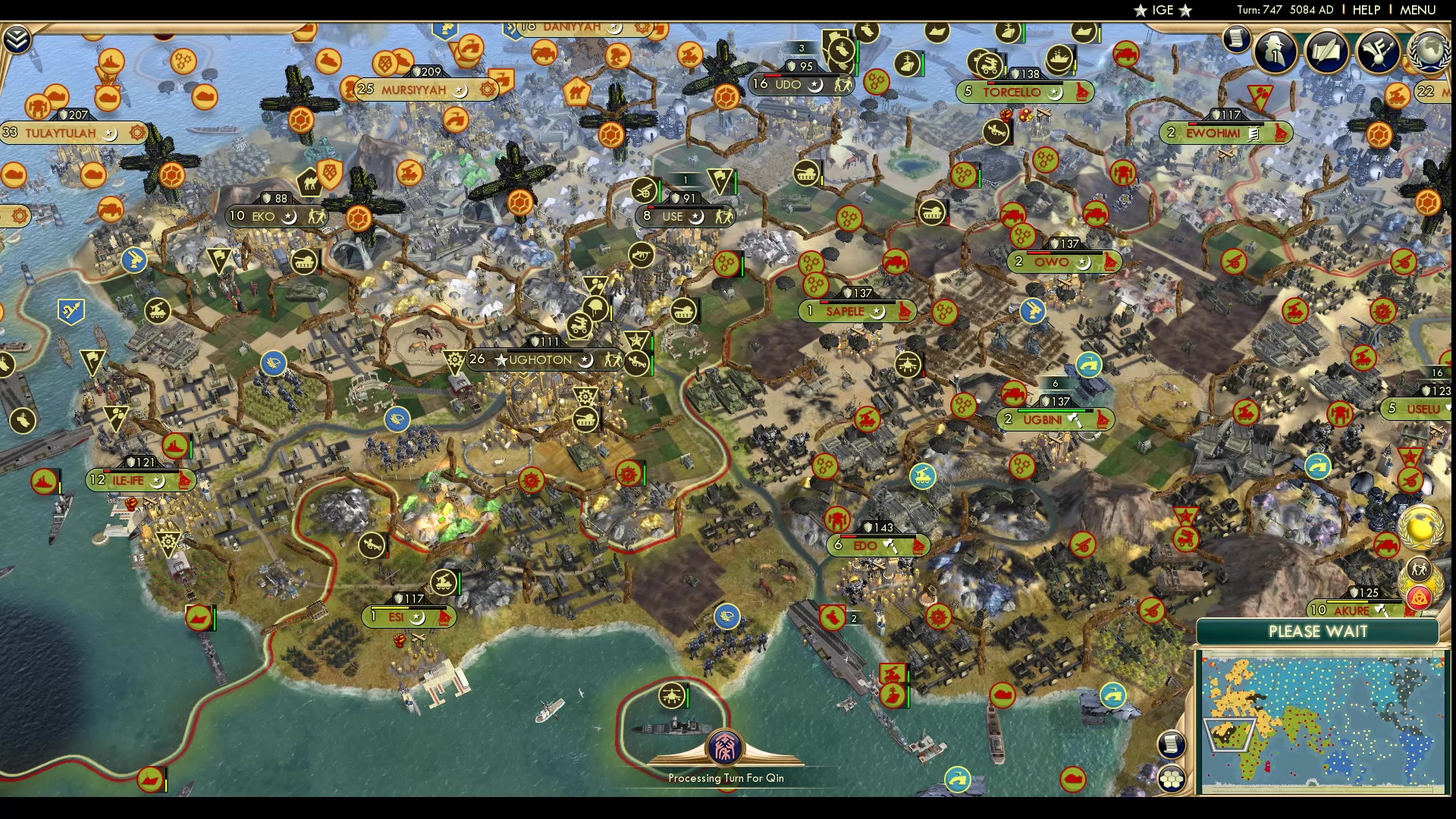 CBR In-Game Screenshot of At Long Last, Peace in Benin