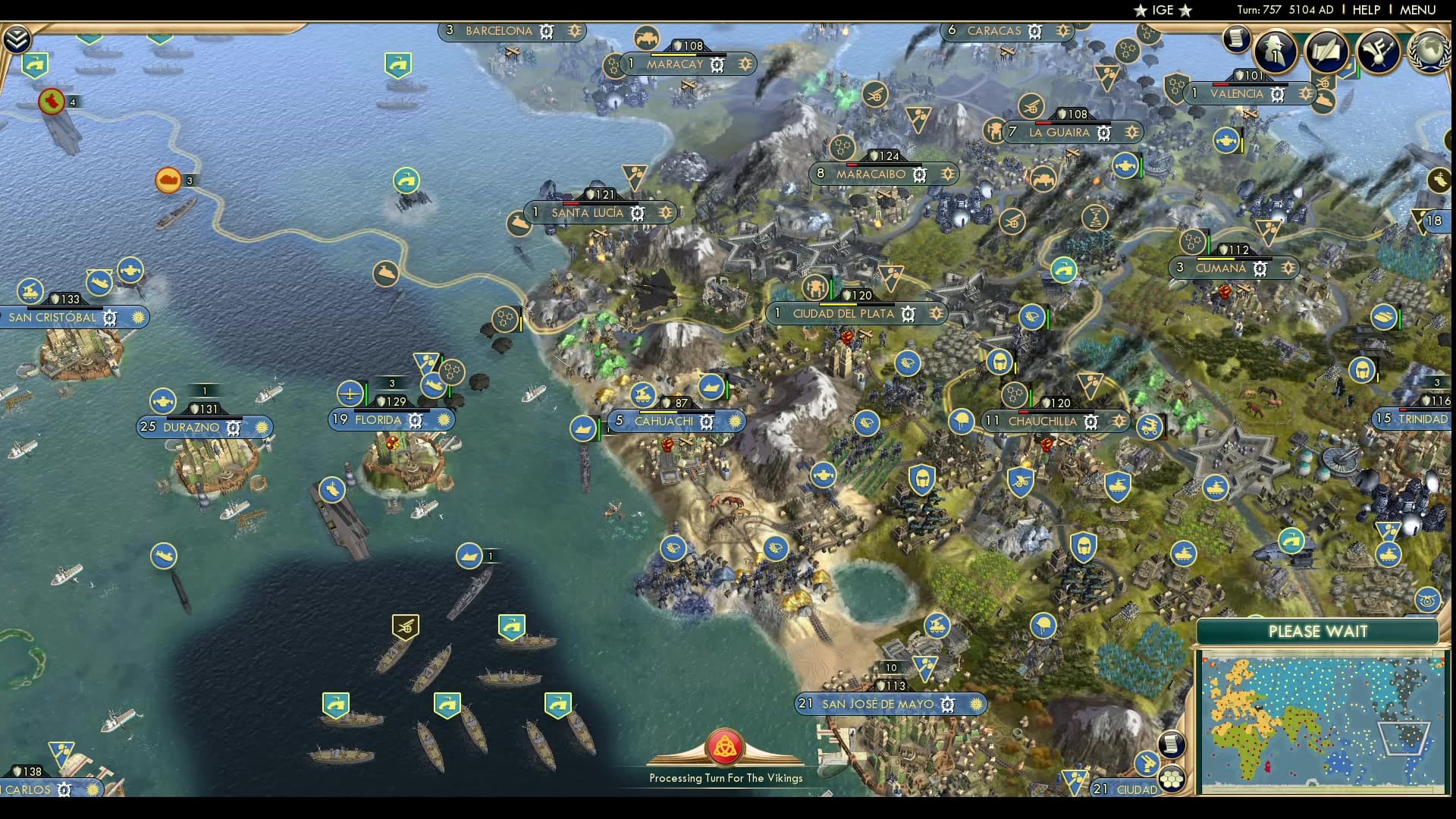 CBR In-Game Screenshot of Taking Five (Cities)