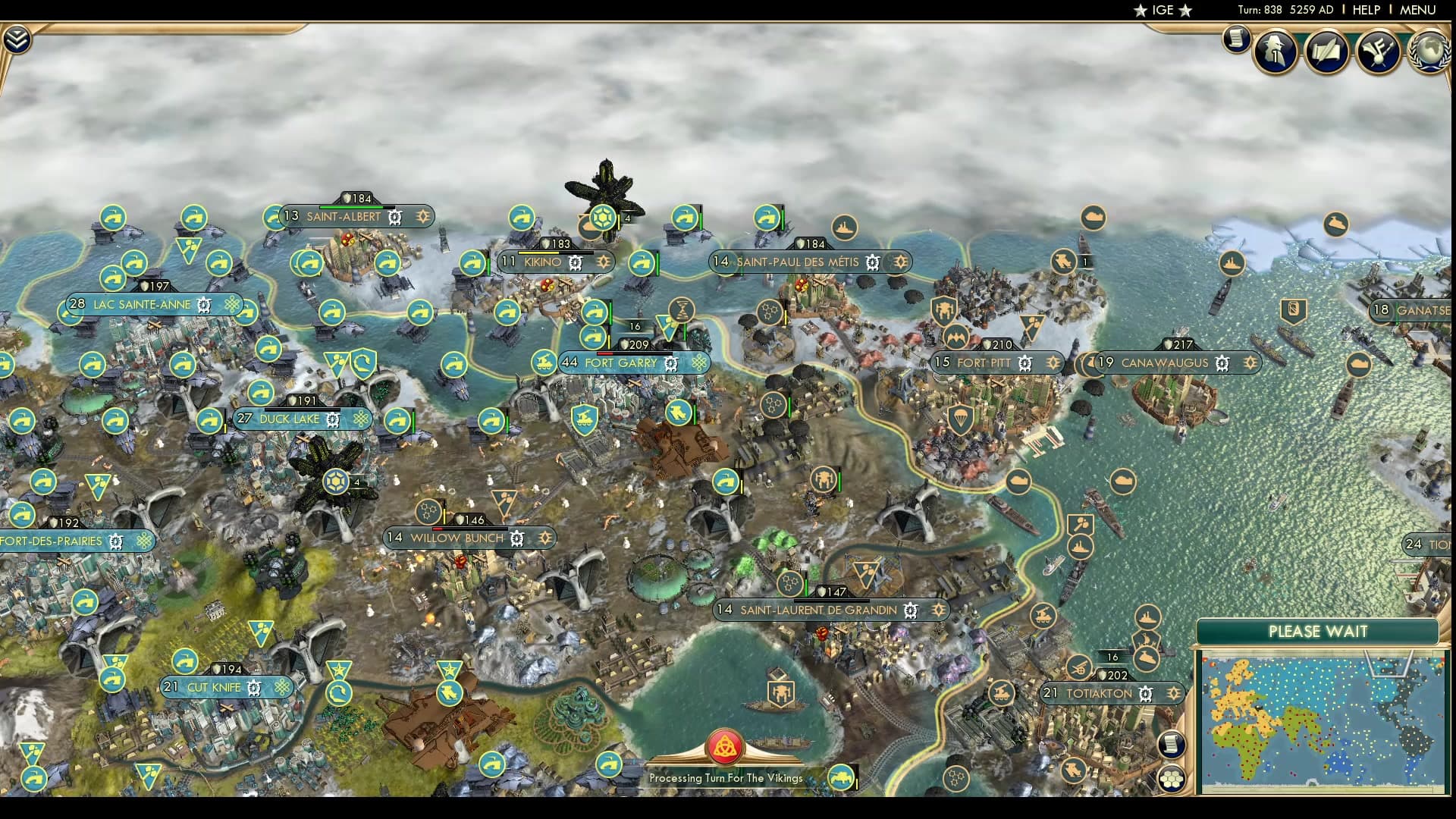 CBR In-Game Screenshot of Politically Polarizing