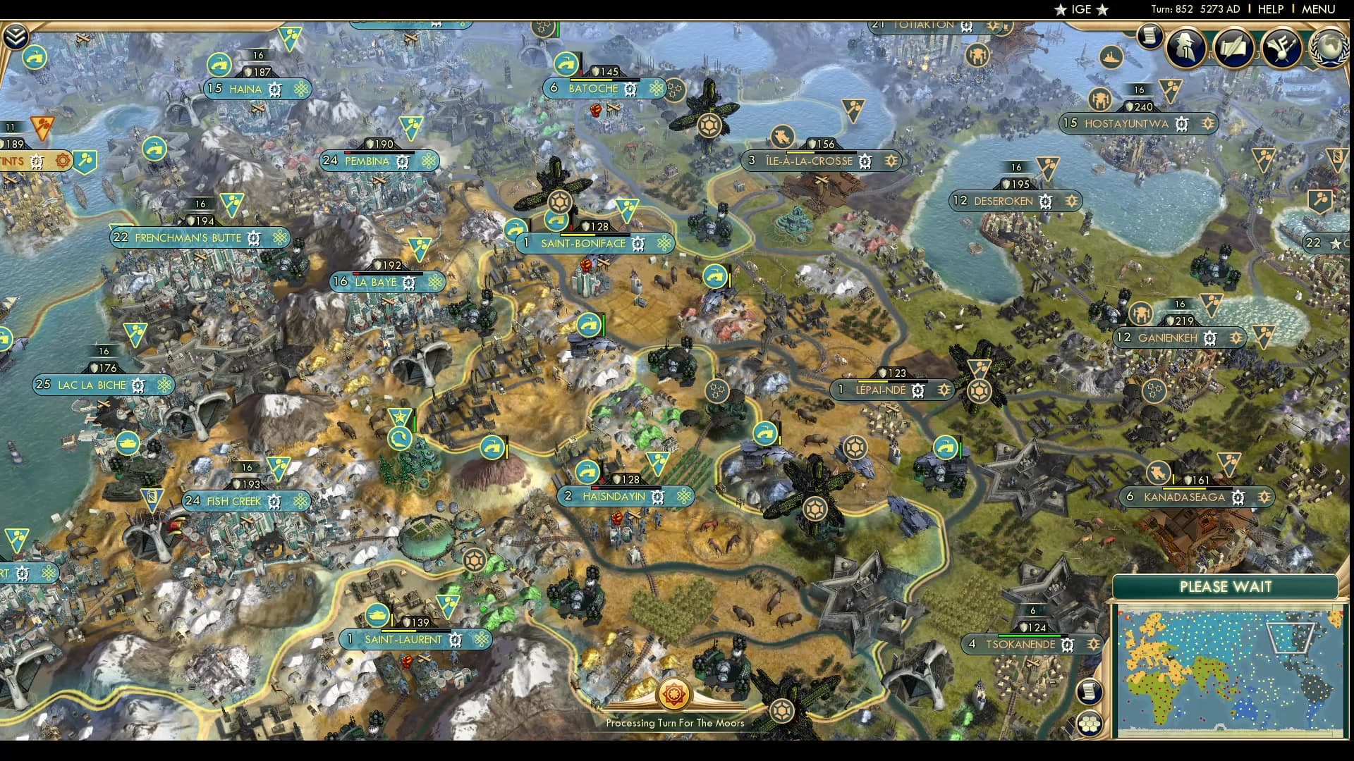 CBR In-Game Screenshot of Saint Boniface off