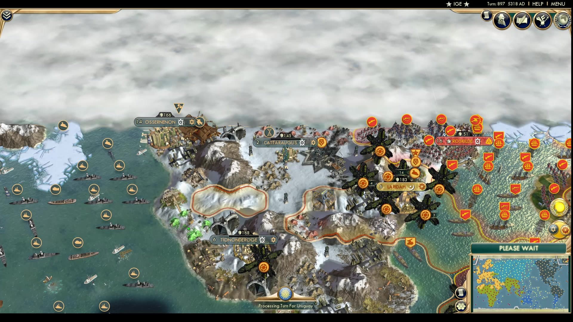 CBR In-Game Screenshot of Alharb! Guerra!