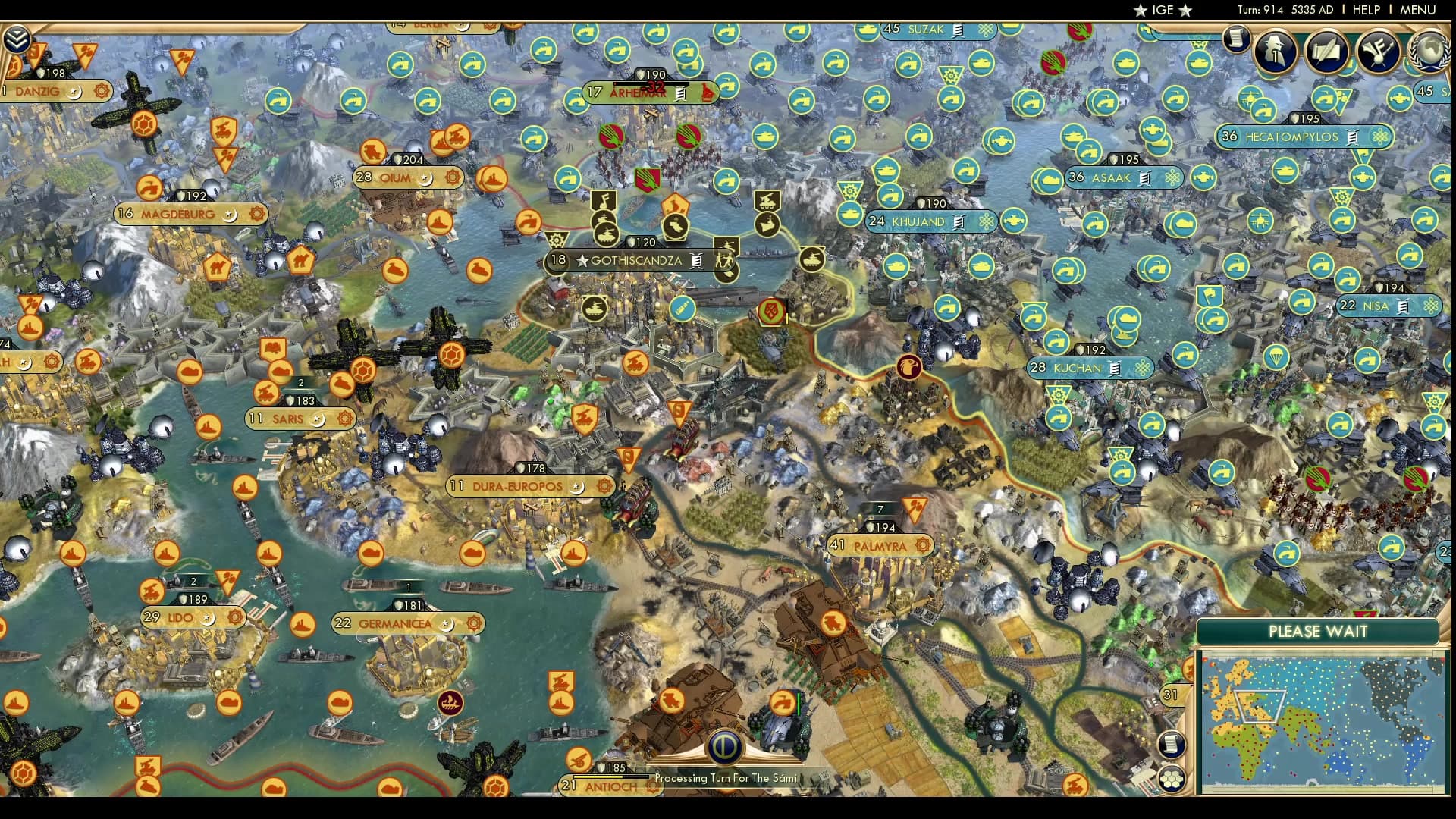 CBR In-Game Screenshot of Benin made a brand new Benin in Turkey