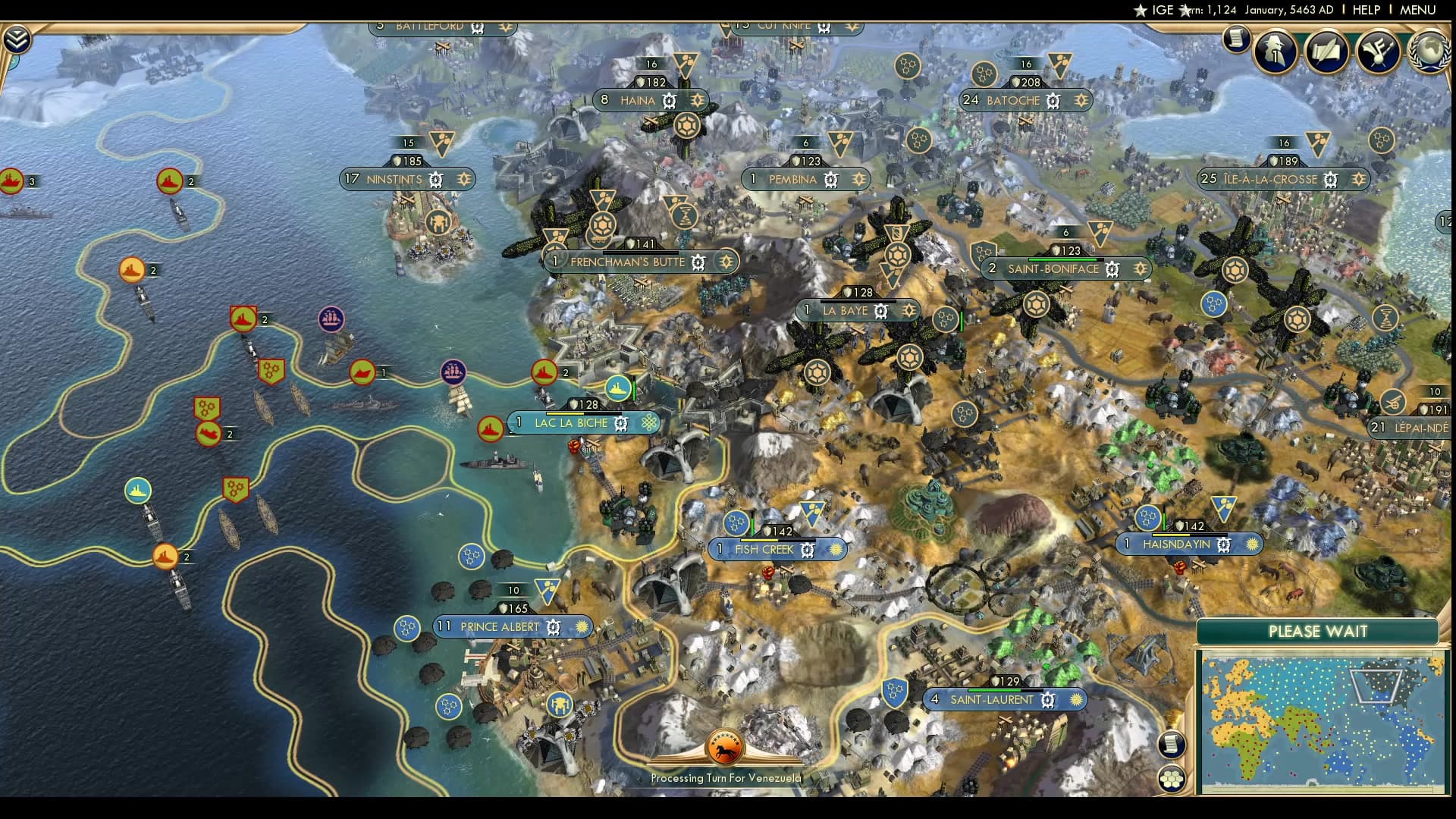 CBR In-Game Screenshot of A diverse California