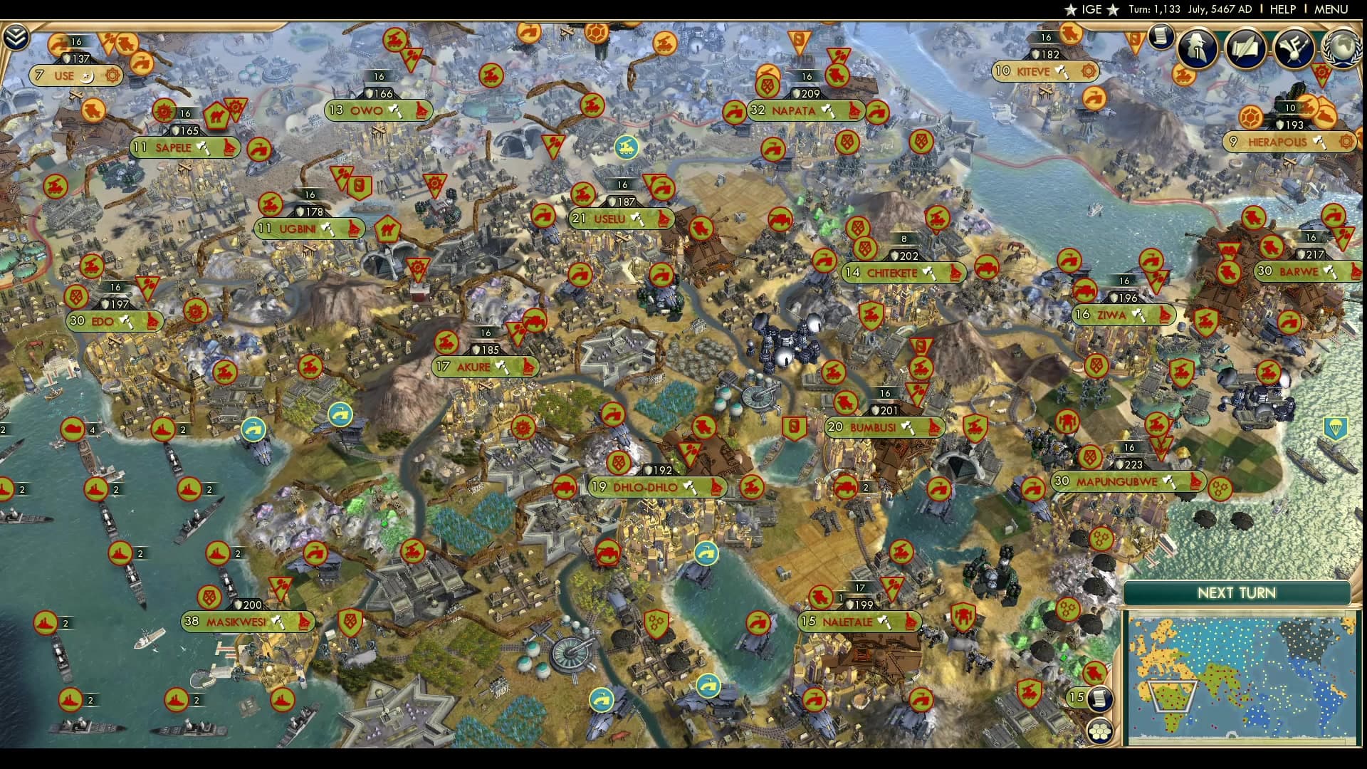 CBR In-Game Screenshot of All Zimbabwe, all the time