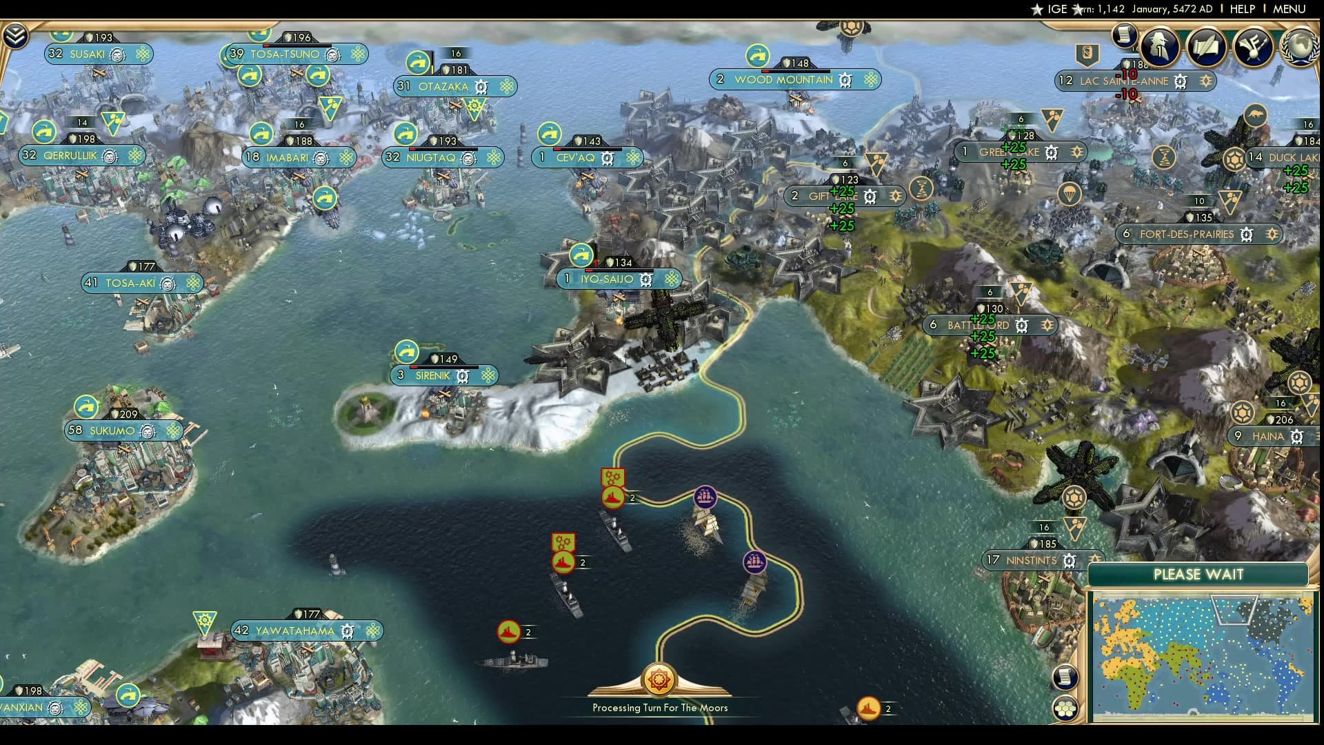 CBR In-Game Screenshot of Baked Alaska