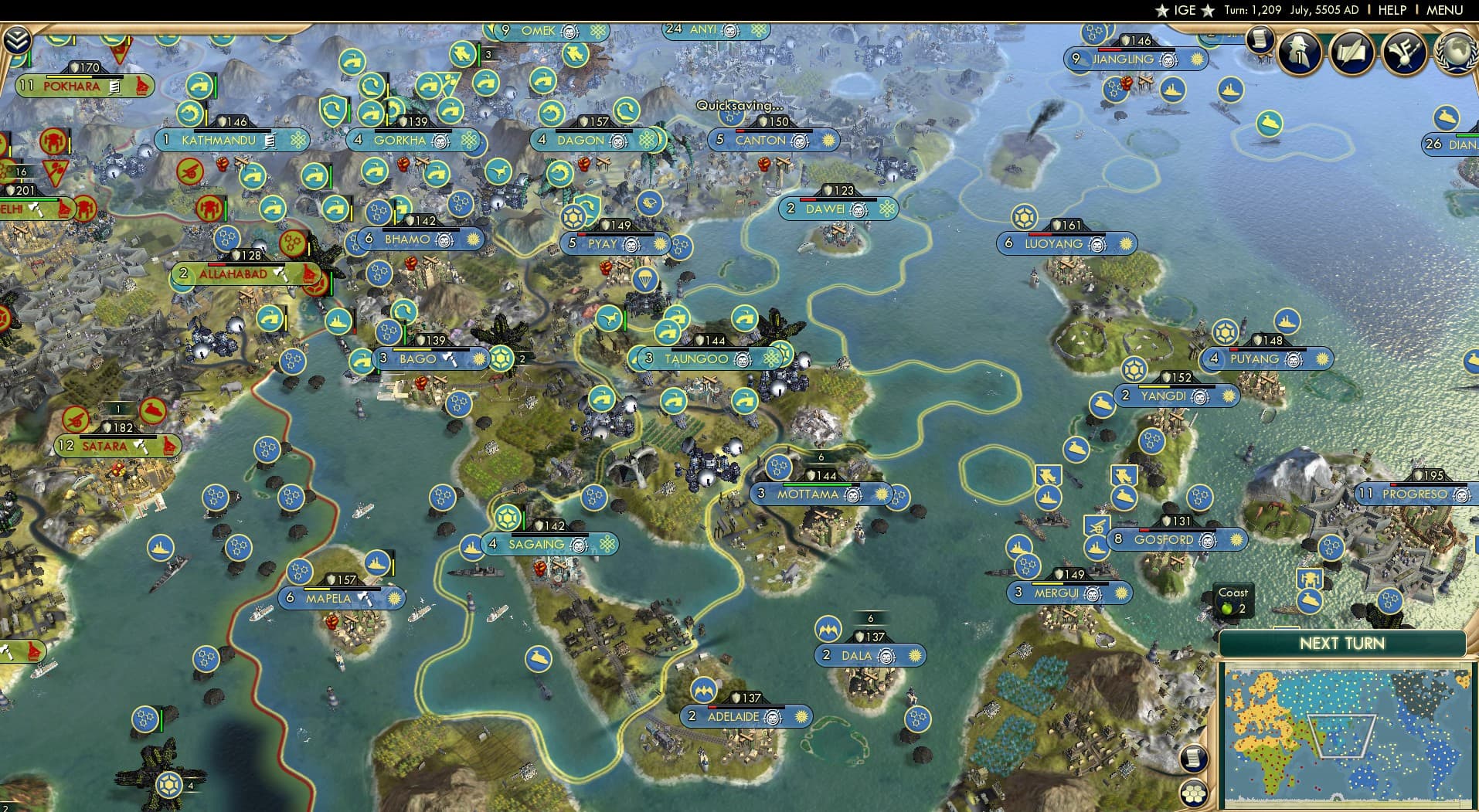 CBR In-Game Screenshot of 71