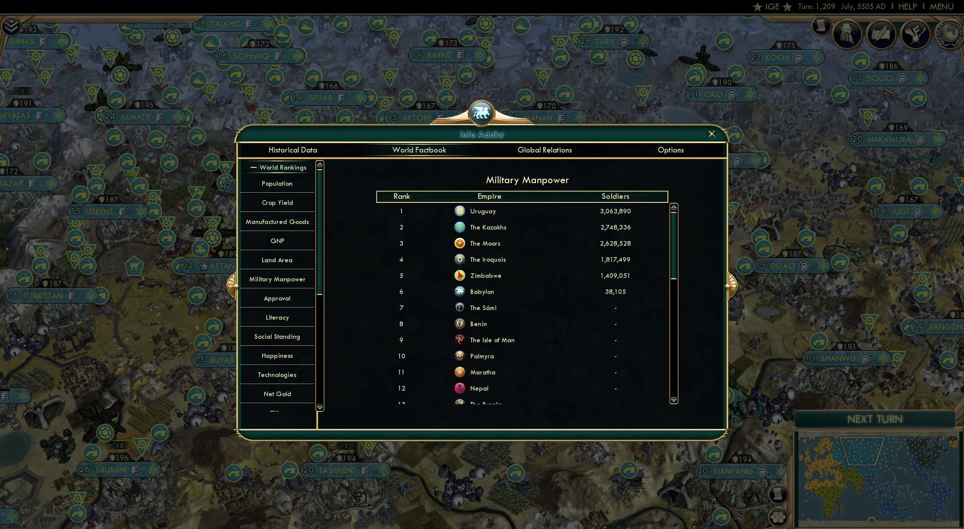 CBR In-Game Screenshot of 75