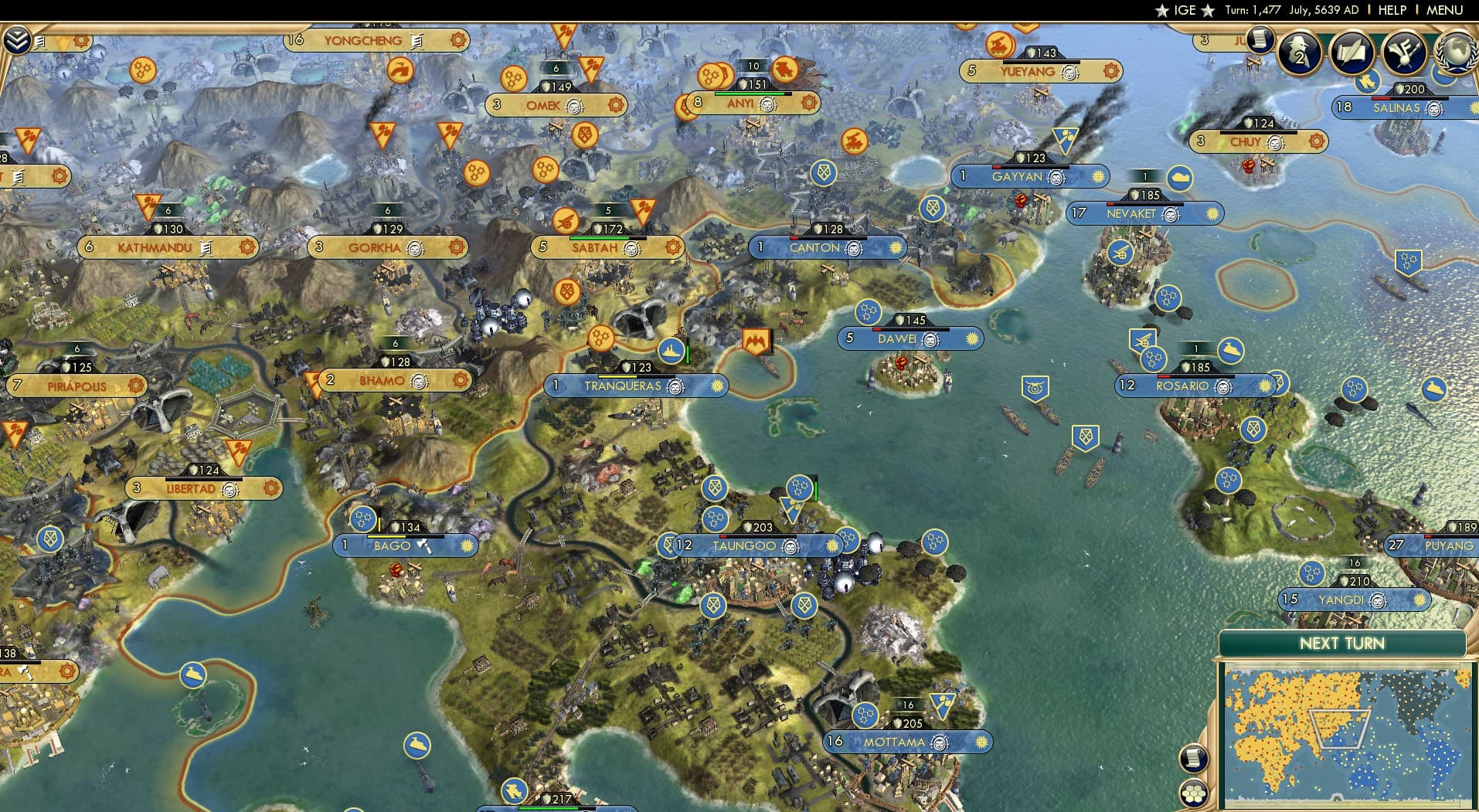 CBR In-Game Screenshot of 128