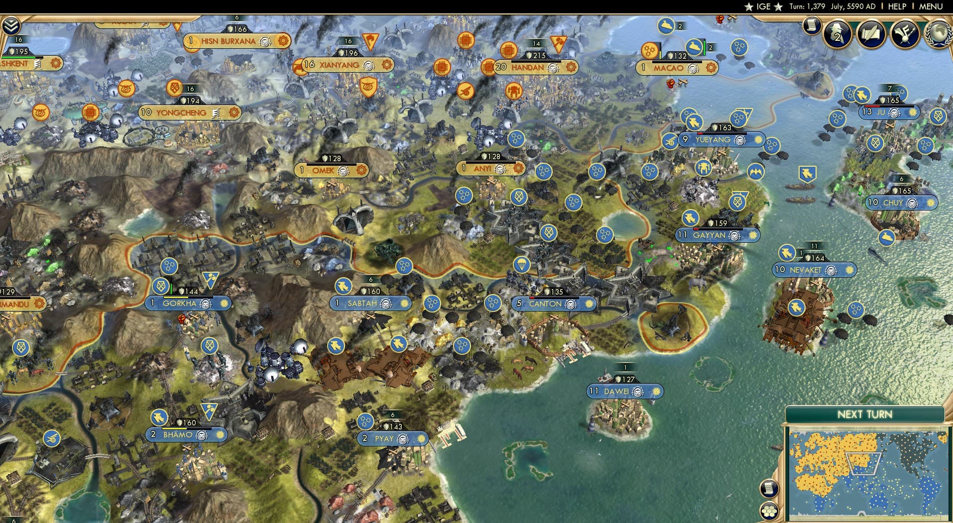 CBR In-Game Screenshot of 94