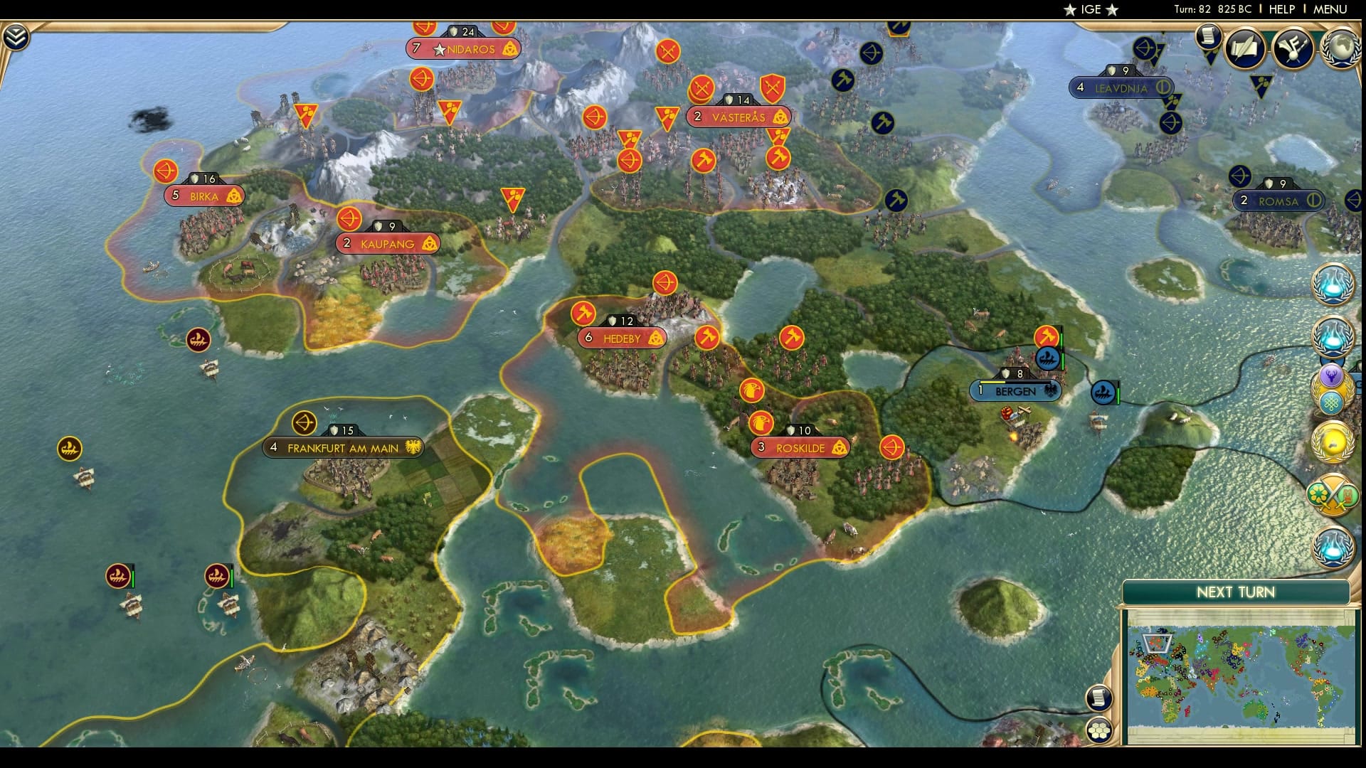 CBR In-Game Screenshot of Ragnar of the Minnesota Vikings