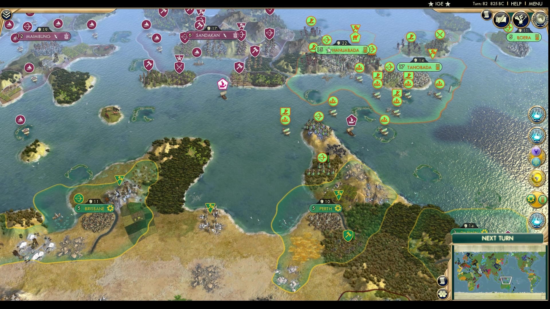 CBR In-Game Screenshot of The Papuan Play