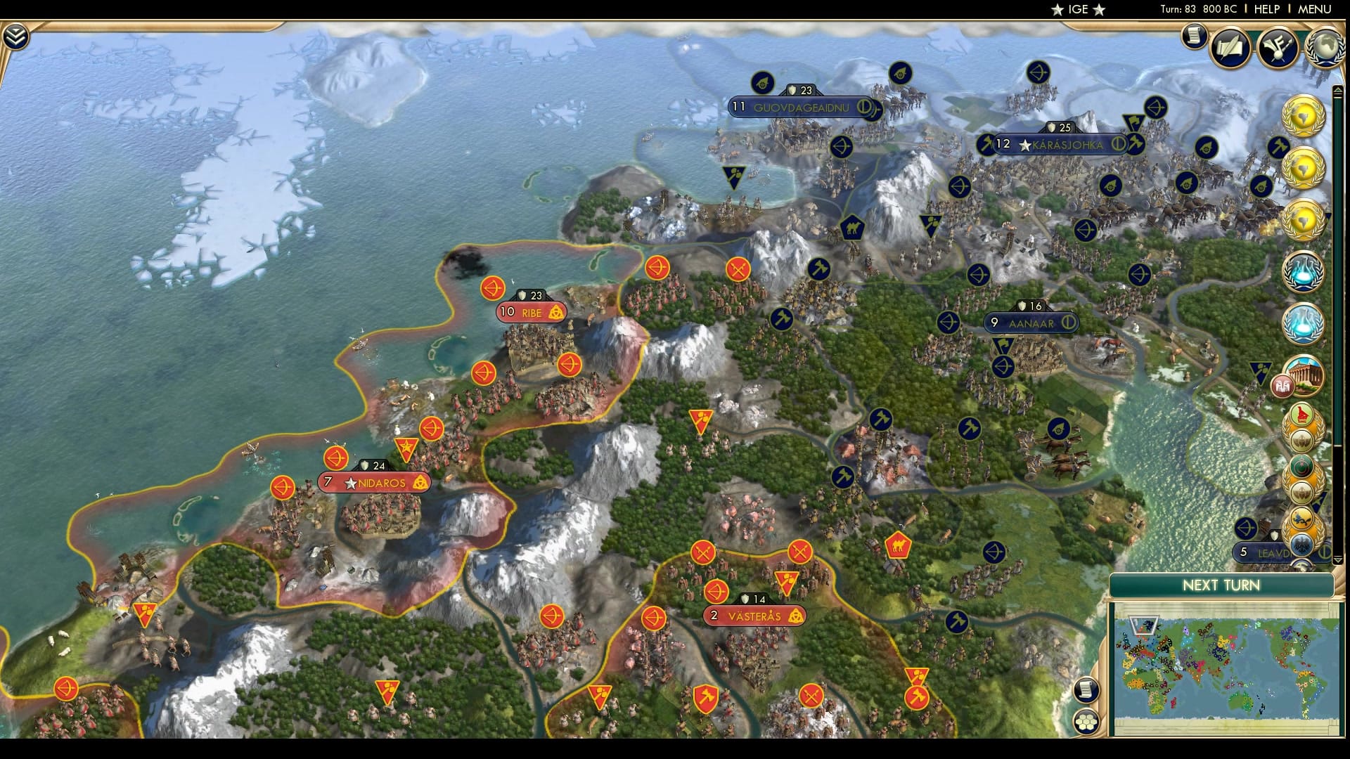 CBR In-Game Screenshot of Norsing Around