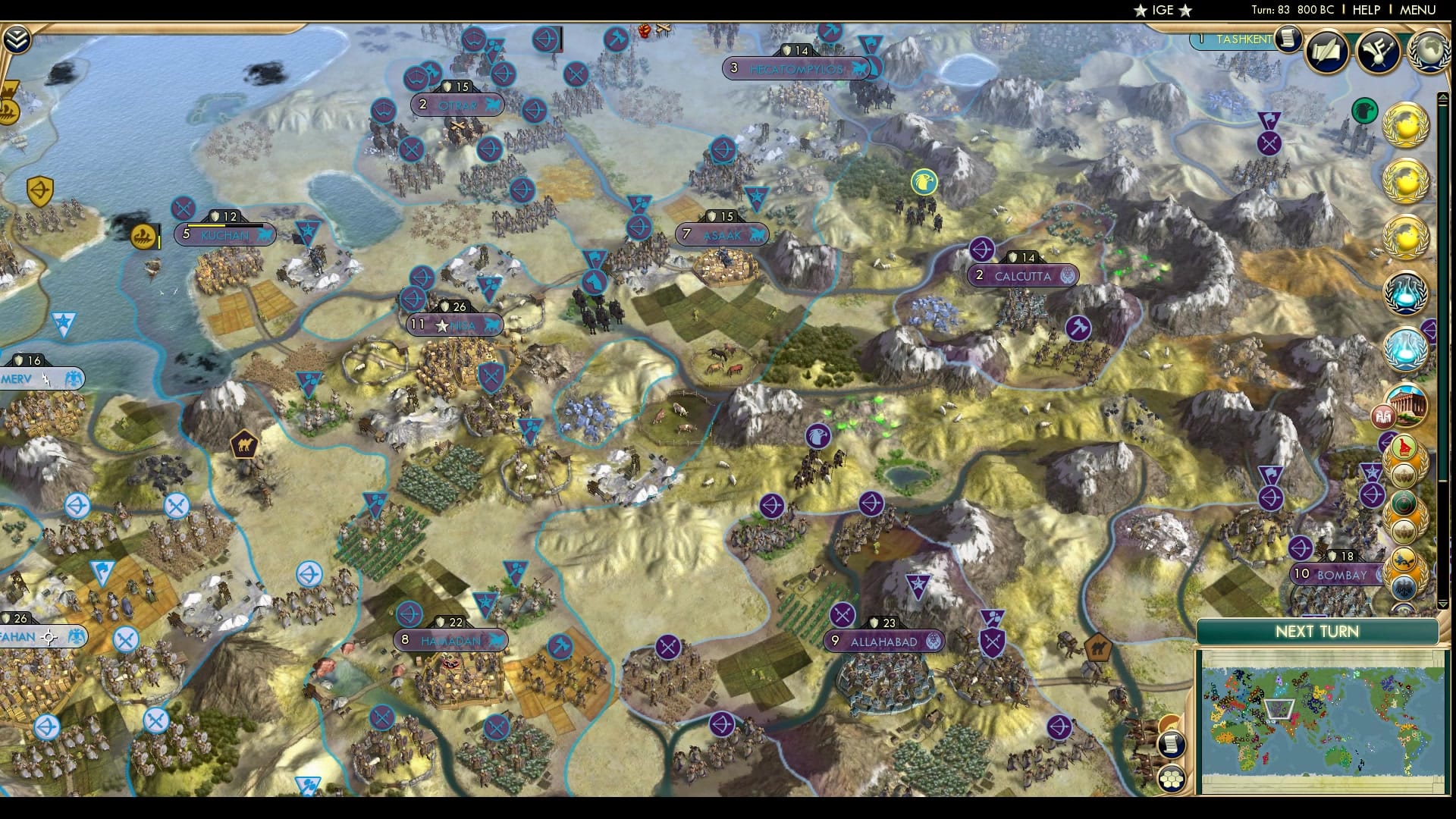 CBR In-Game Screenshot of Purple Persia