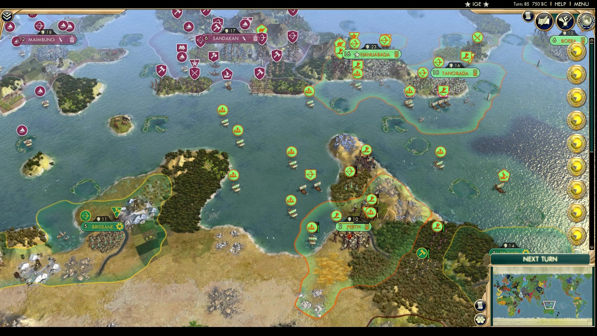 CBR In-Game Screenshot of Right in the Down Under