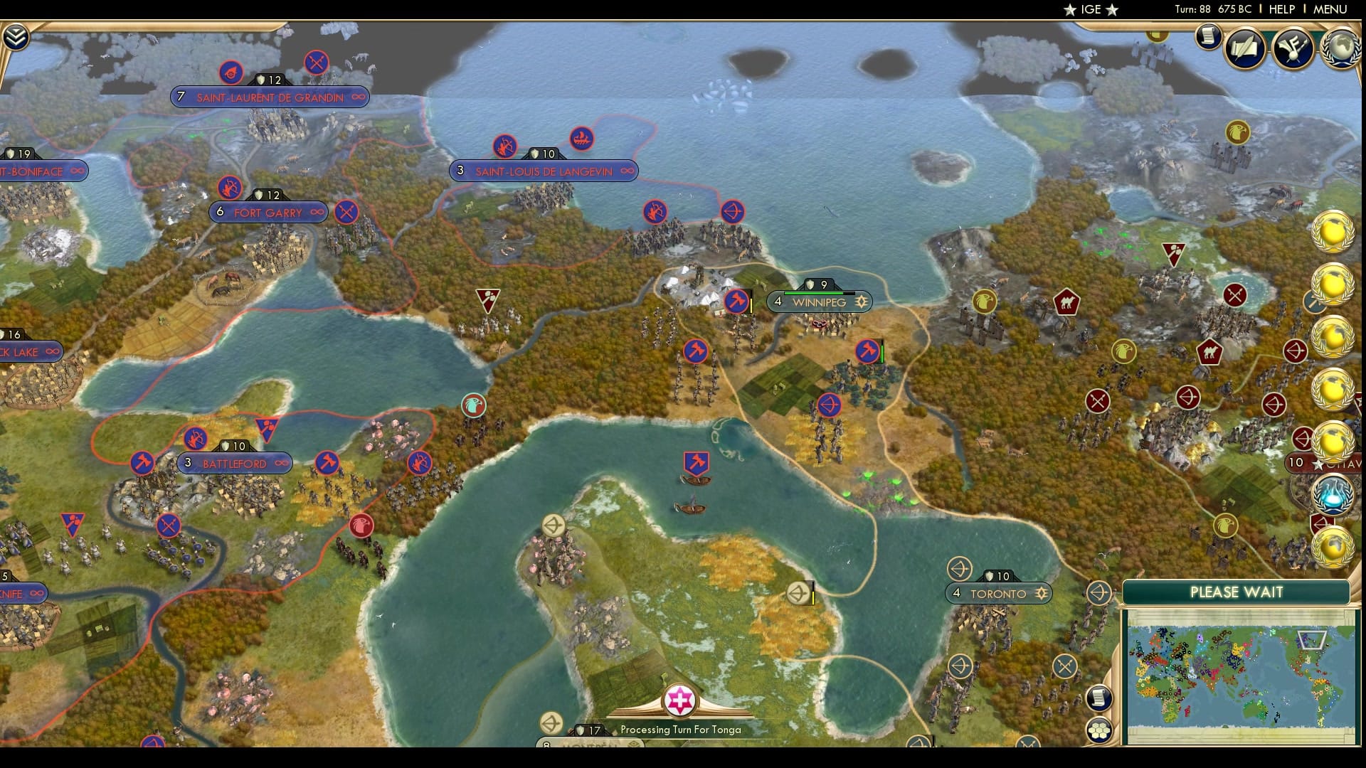 CBR In-Game Screenshot of Winnipeg