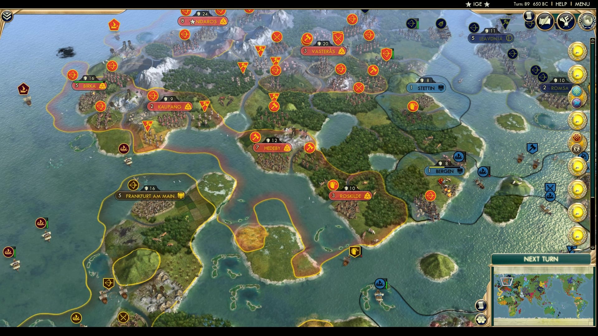 CBR In-Game Screenshot of Germans in North