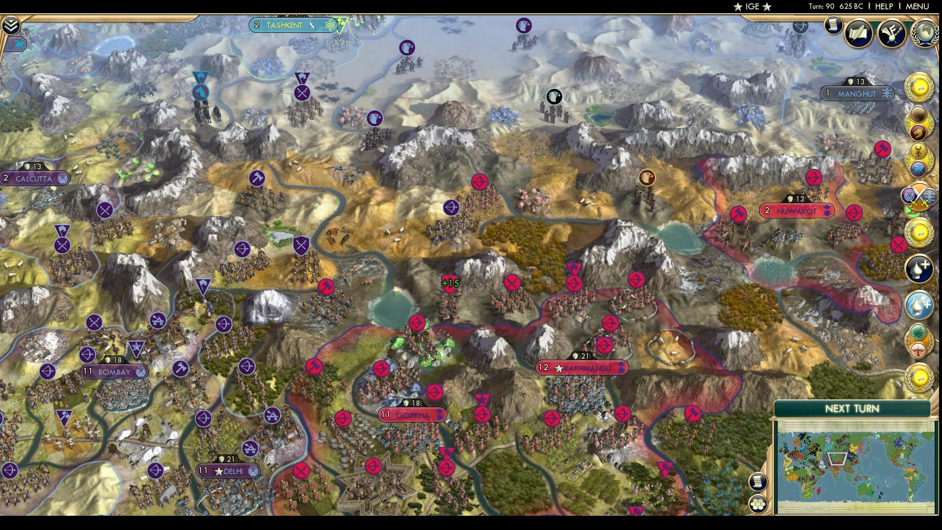 CBR In-Game Screenshot of Tibetan Tantrums