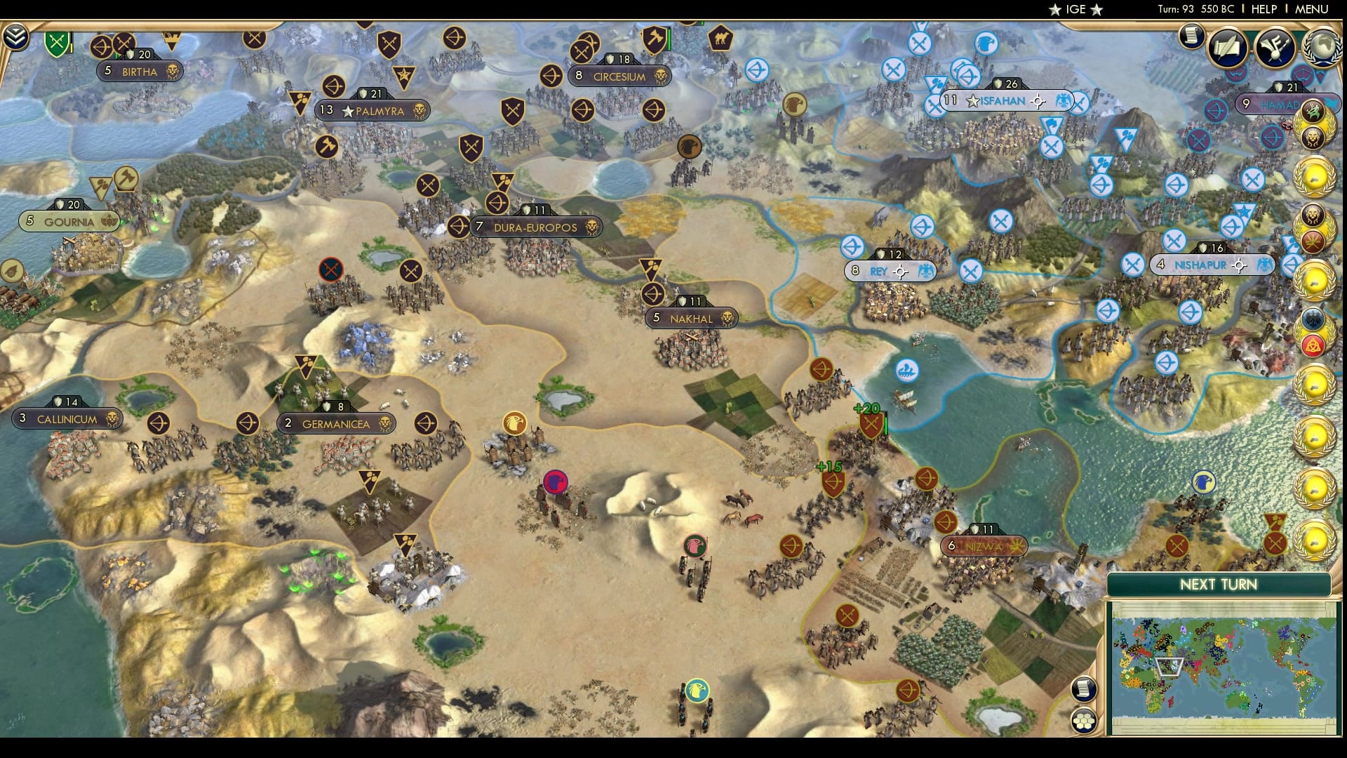 CBR In-Game Screenshot of Peace in the Middle East