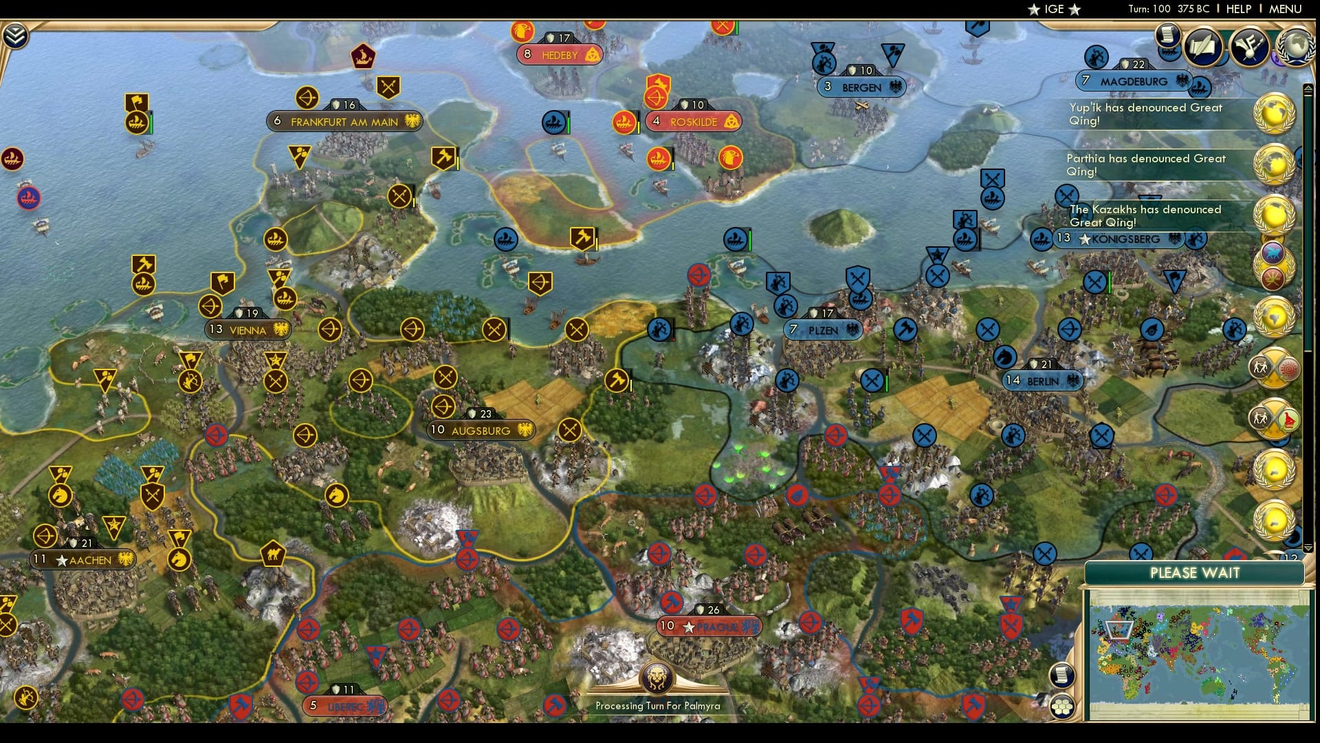 CBR In-Game Screenshot of Pomeranian Front