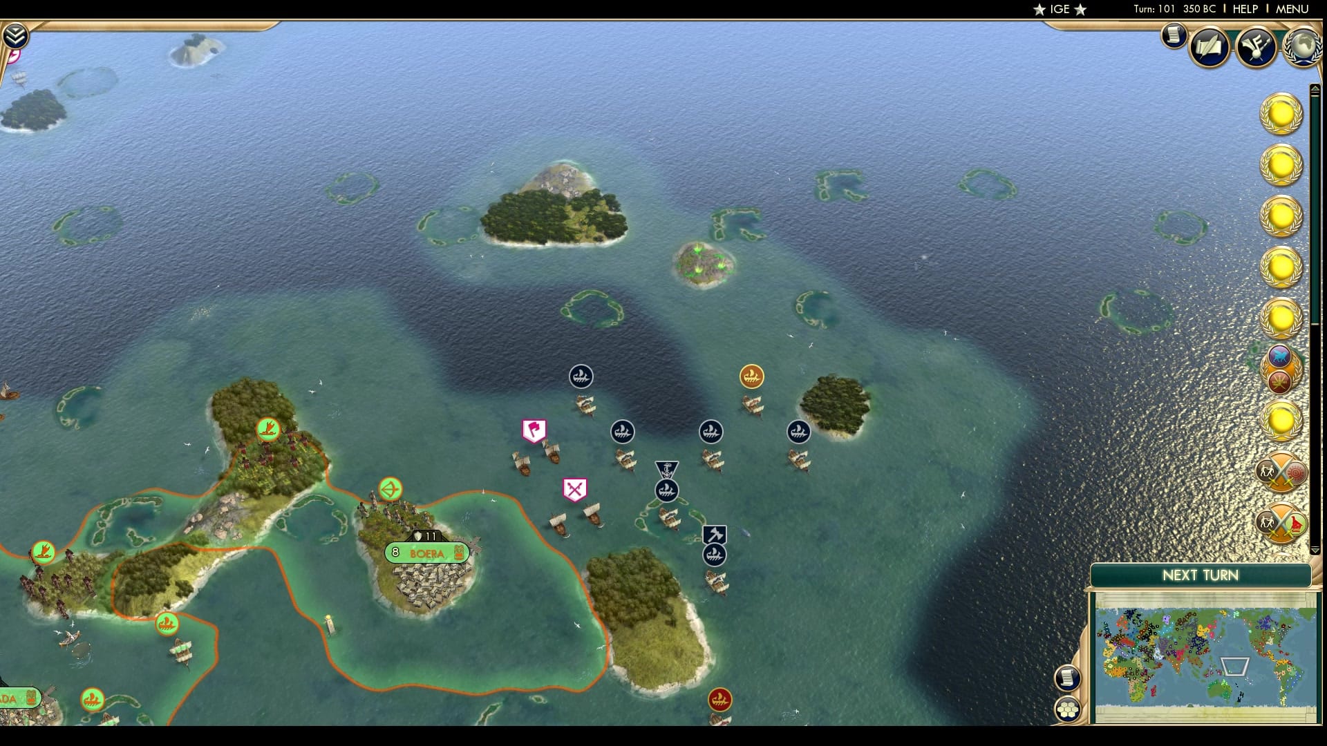 CBR In-Game Screenshot of Backdoor Fleet.