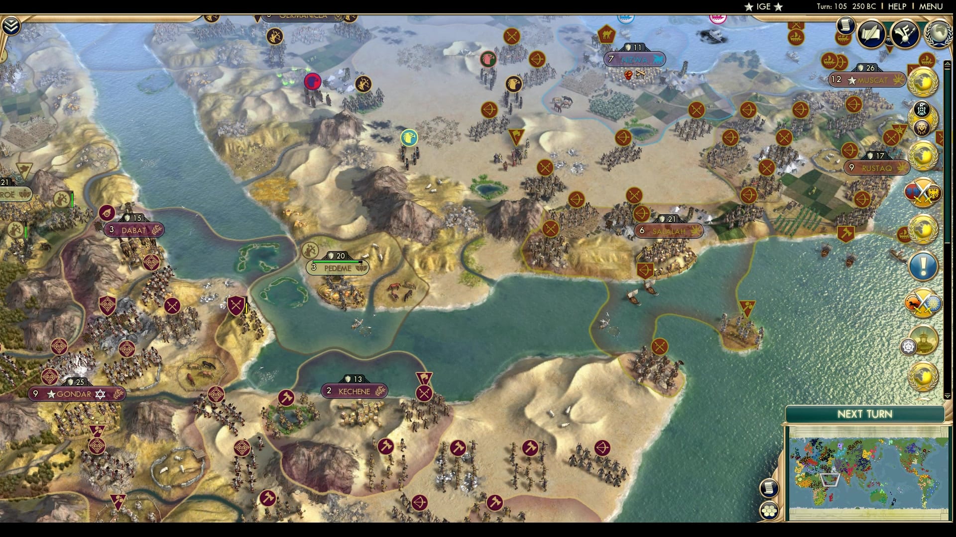 CBR In-Game Screenshot of Road to the Holy Land