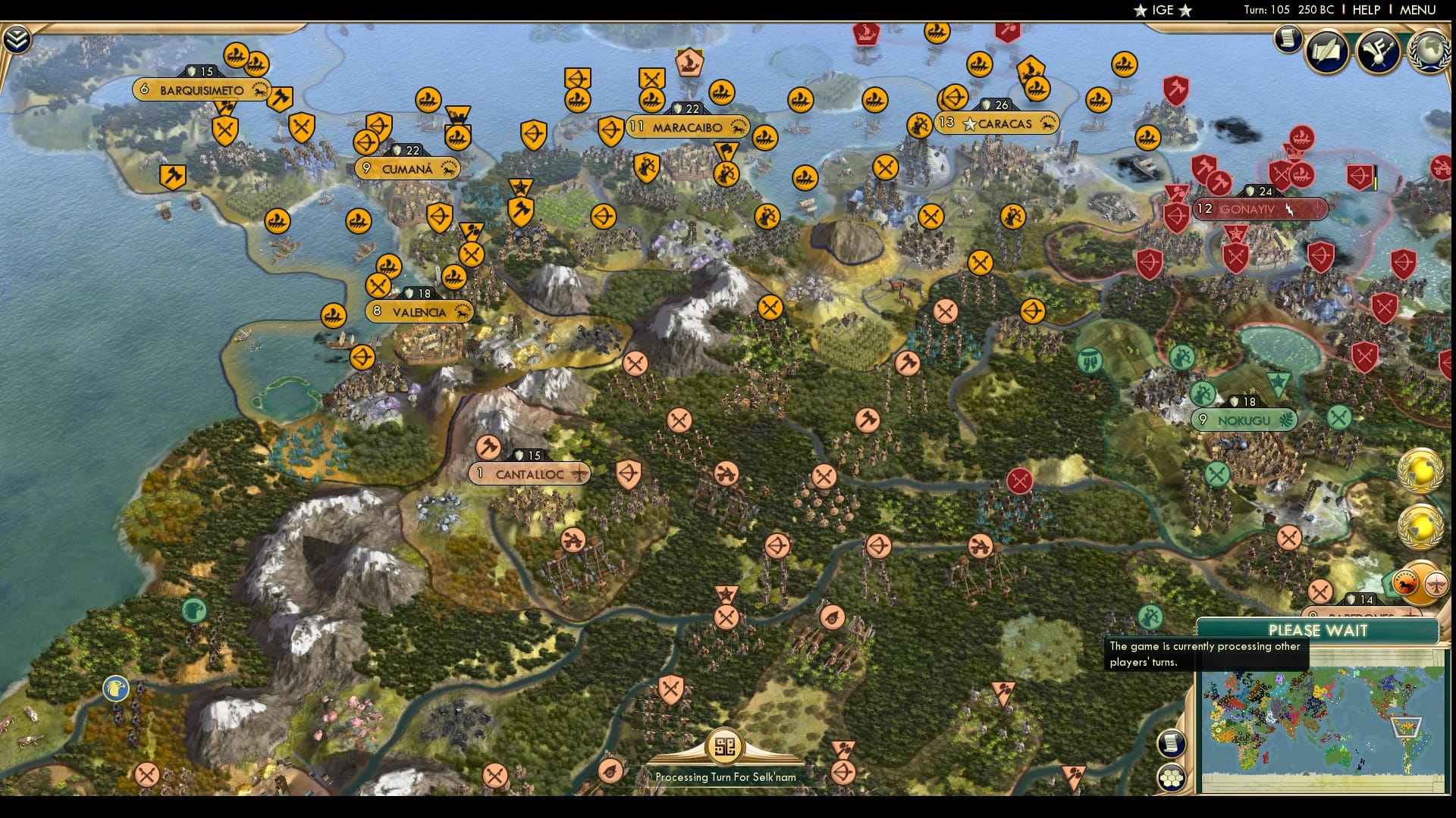 CBR In-Game Screenshot of Run through the Jungle