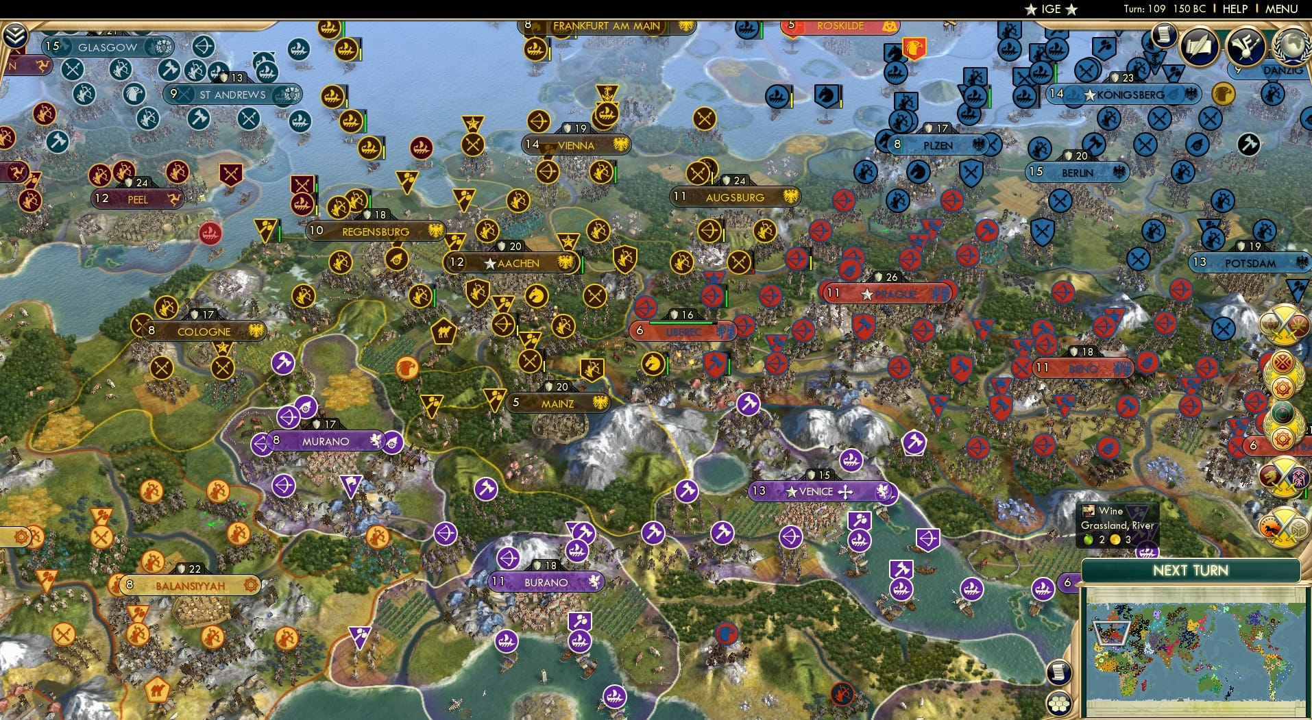 CBR In-Game Screenshot of Central European Chaos
