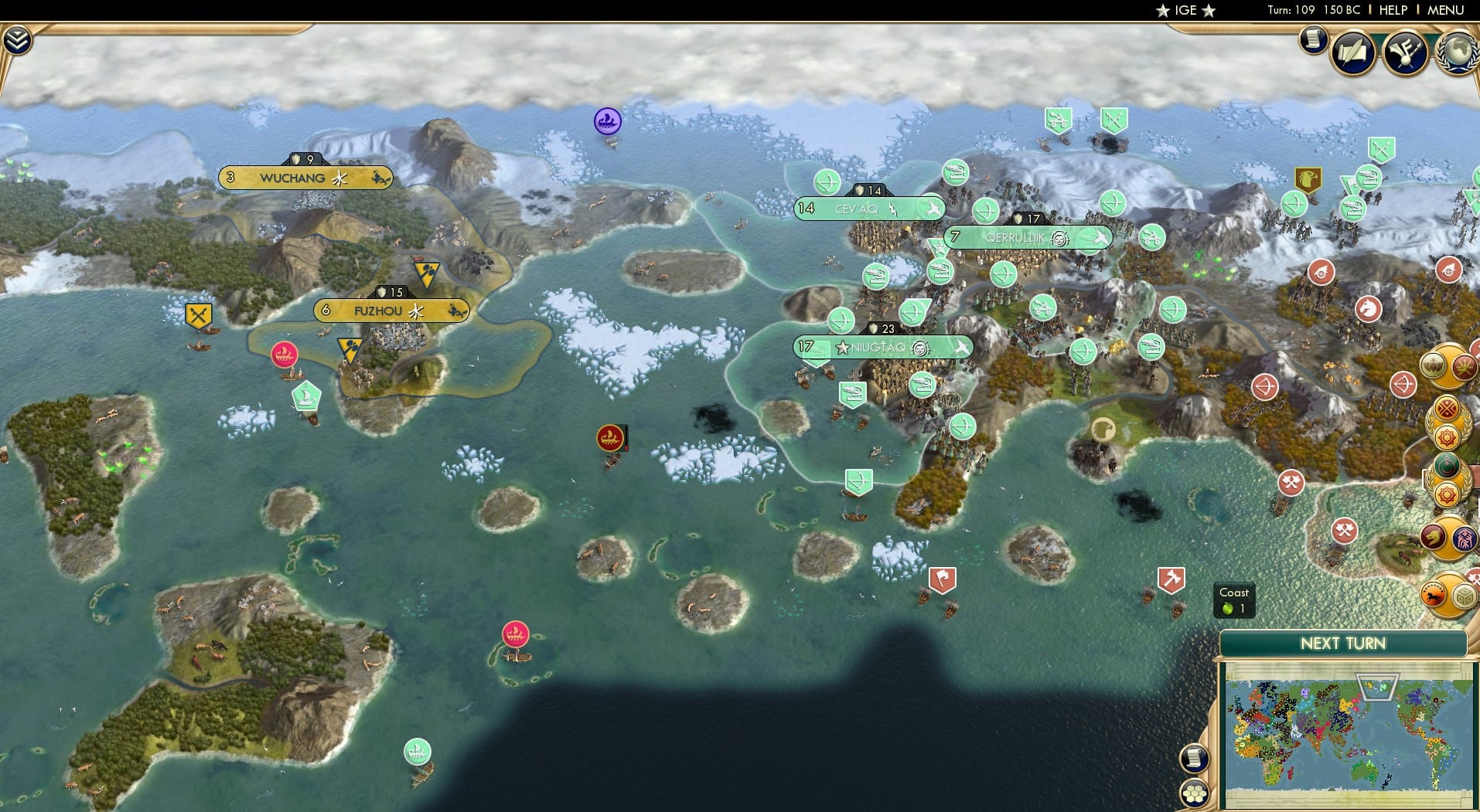 CBR In-Game Screenshot of Getting their Berings