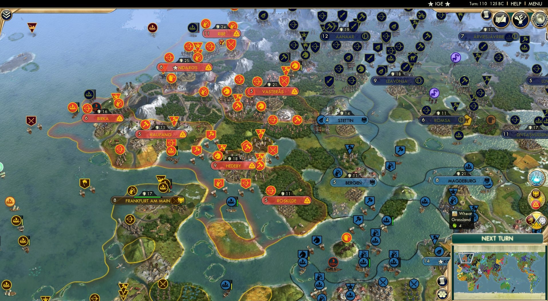 CBR In-Game Screenshot of A forgotten peace