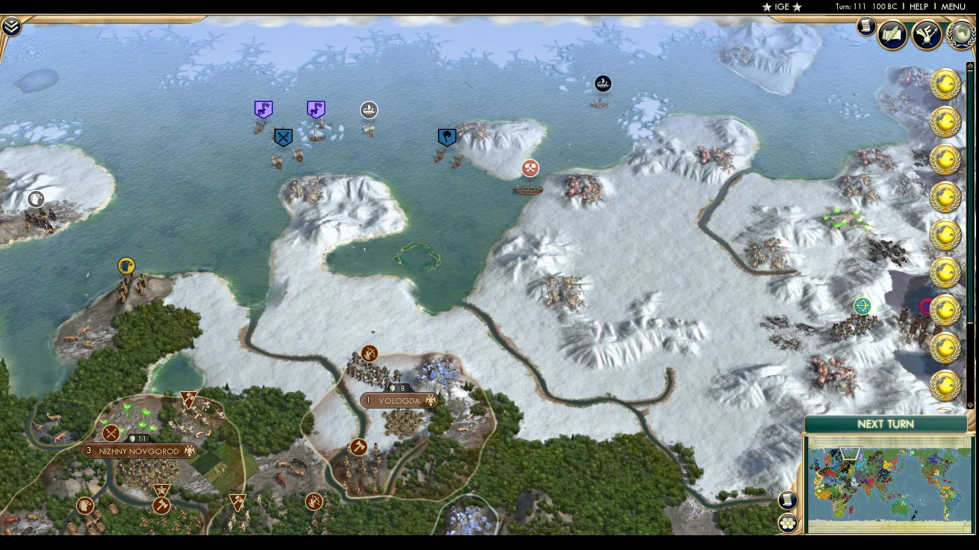 CBR In-Game Screenshot of A song of Ice and Copper