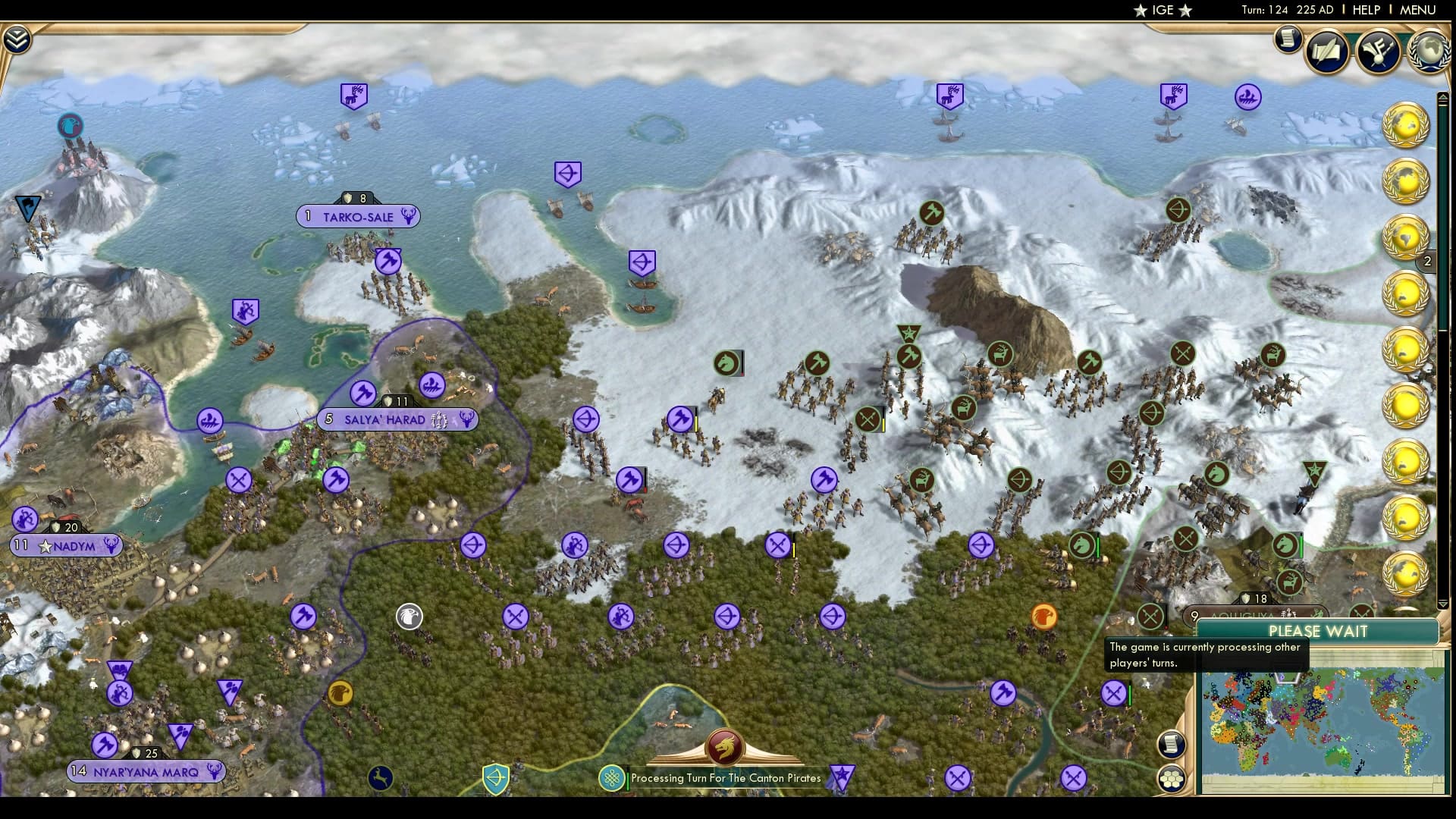 CBR In-Game Screenshot of Arctic showdown