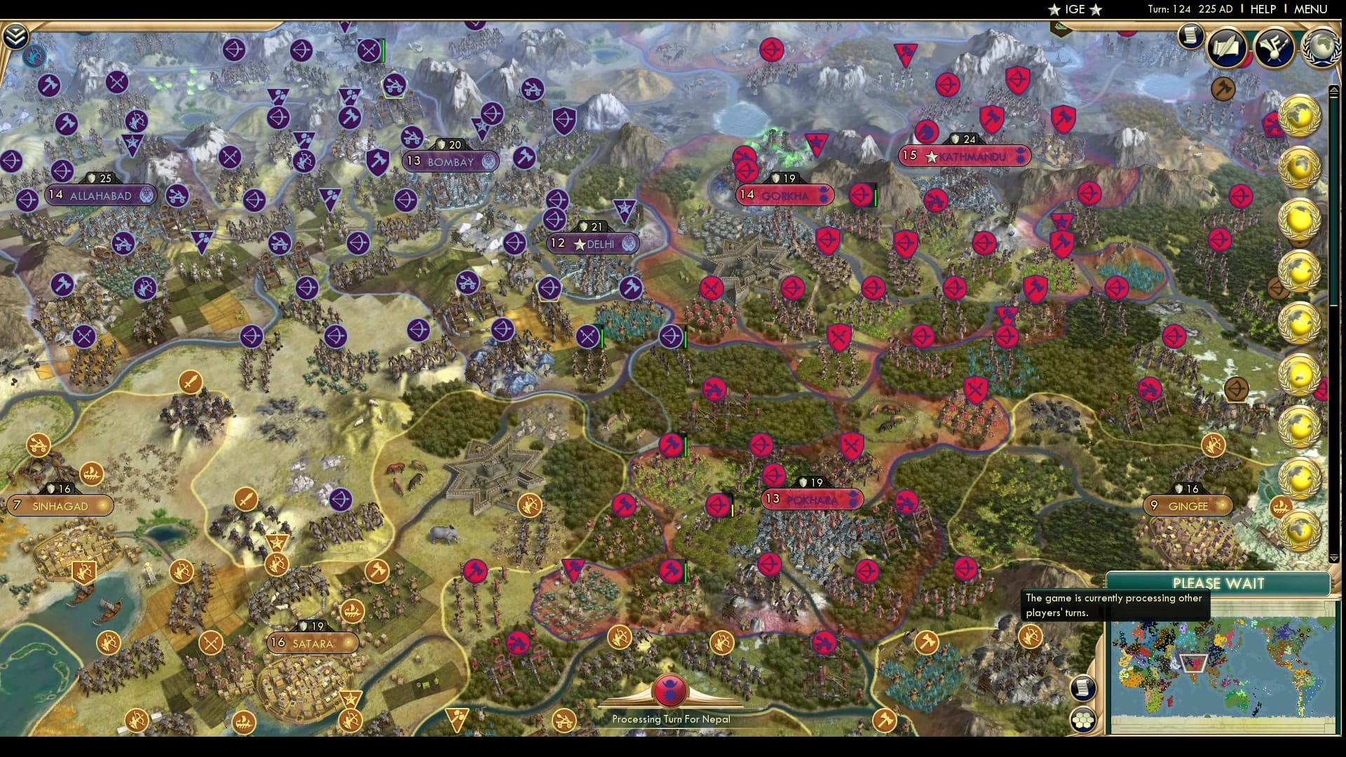 CBR In-Game Screenshot of Tea party of Gorkha