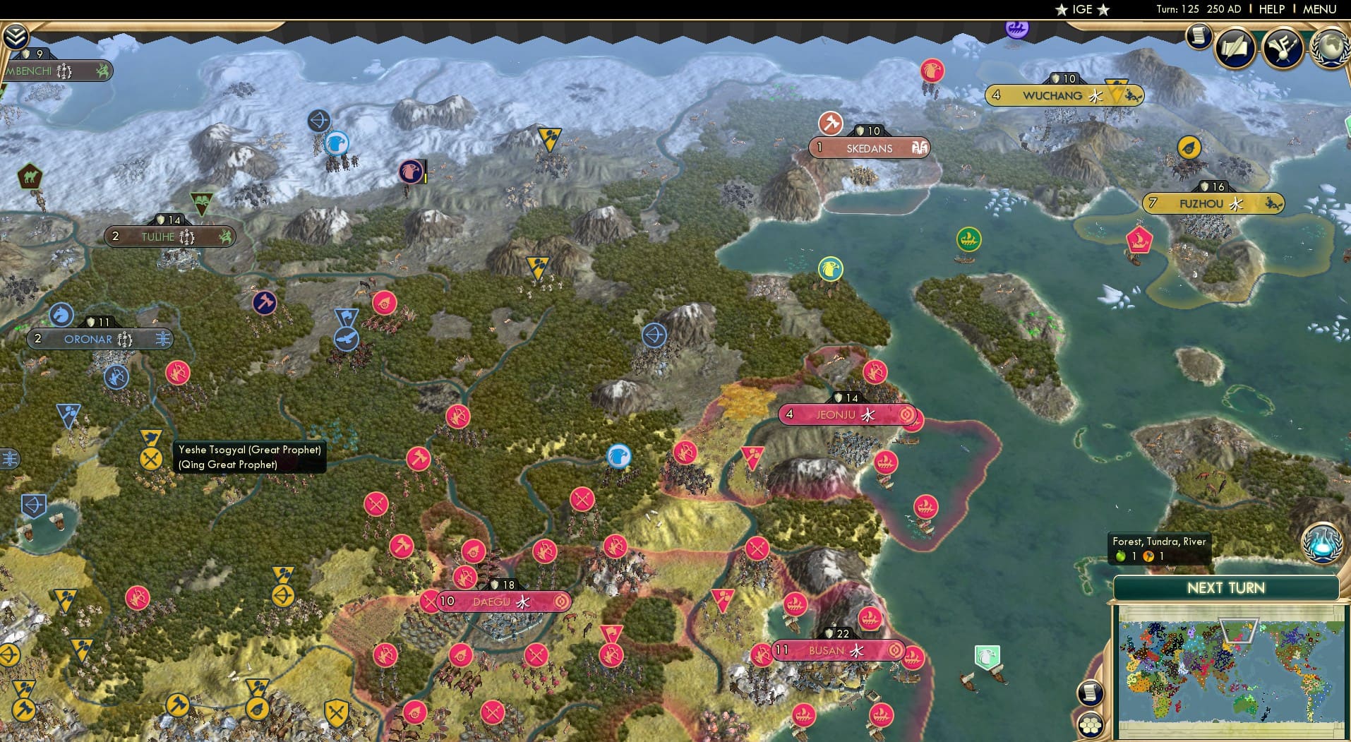 CBR In-Game Screenshot of Scoutcon cancelled, Settlercon announced.