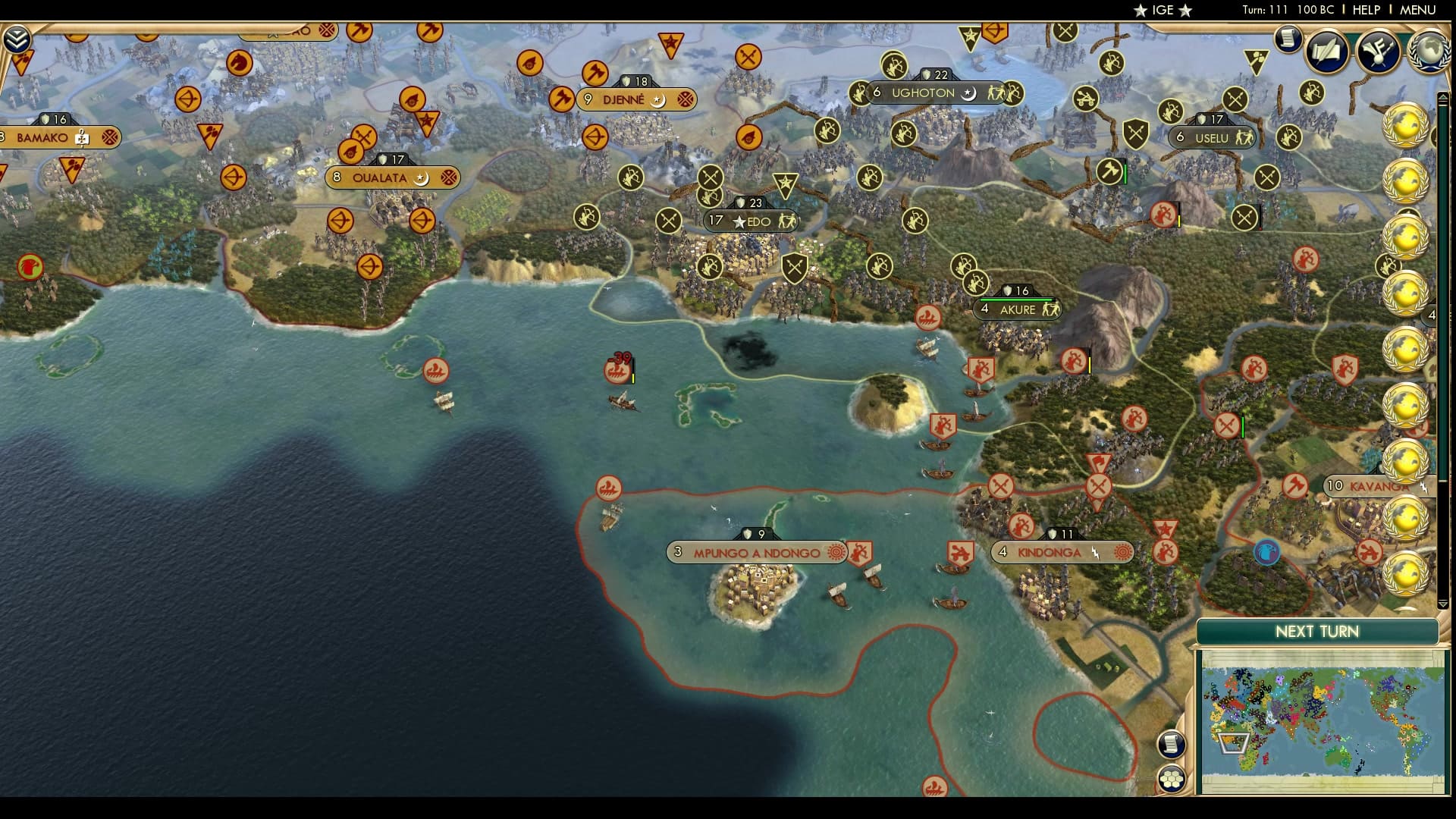 CBR In-Game Screenshot of Antibenification in progress.