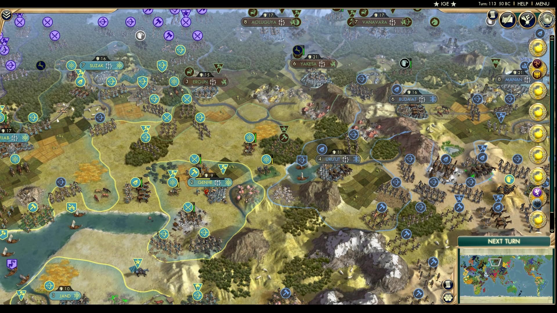 CBR In-Game Screenshot of The Blue Parade