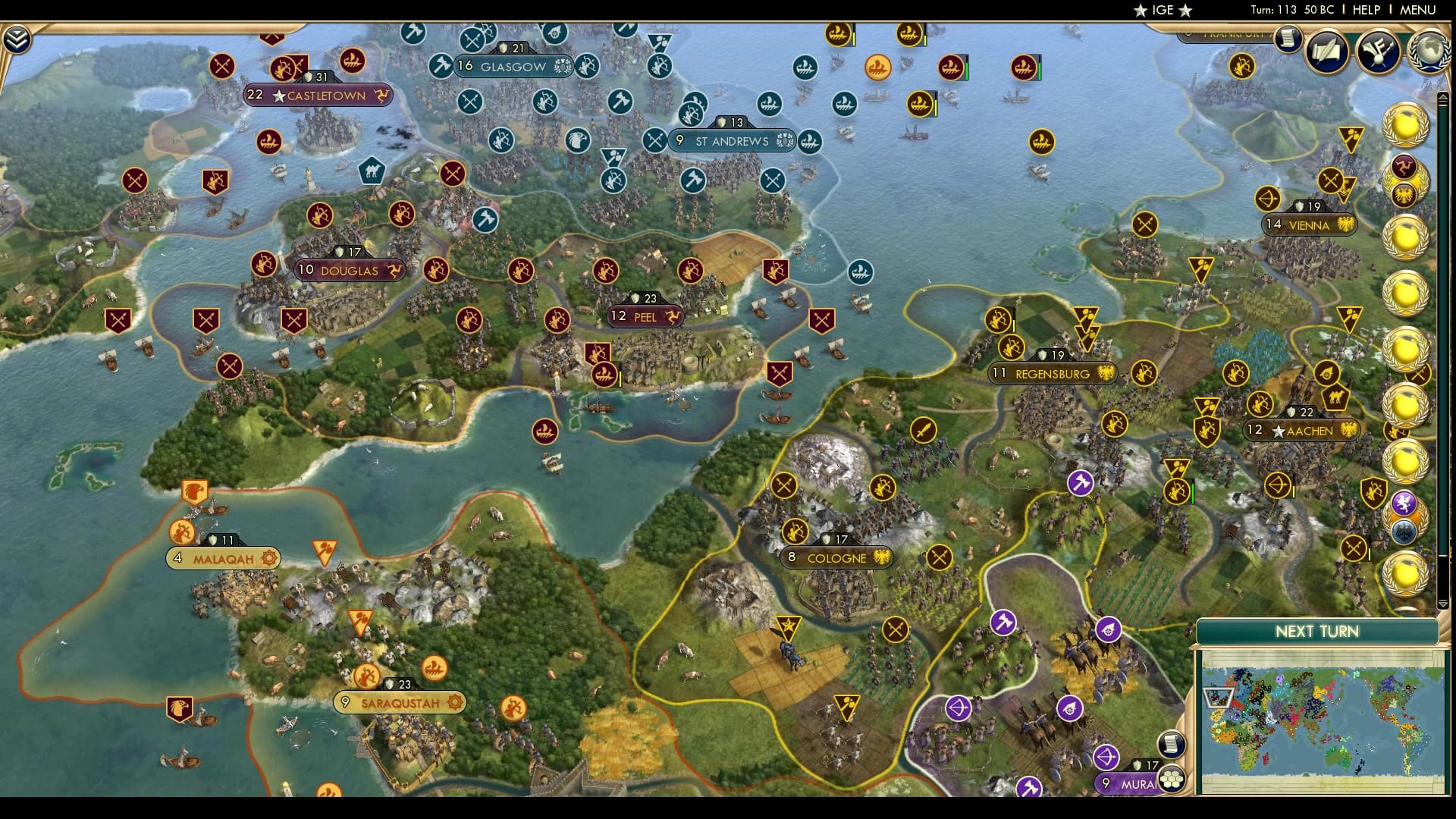 CBR In-Game Screenshot of Attack ships on fire off the shoulder of Vienna