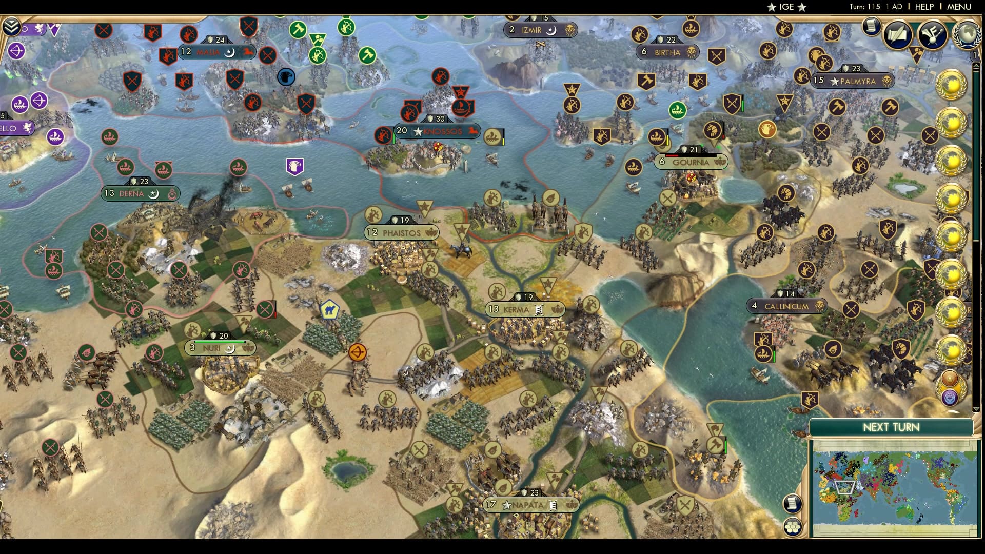 CBR In-Game Screenshot of Civs Against Nubianity