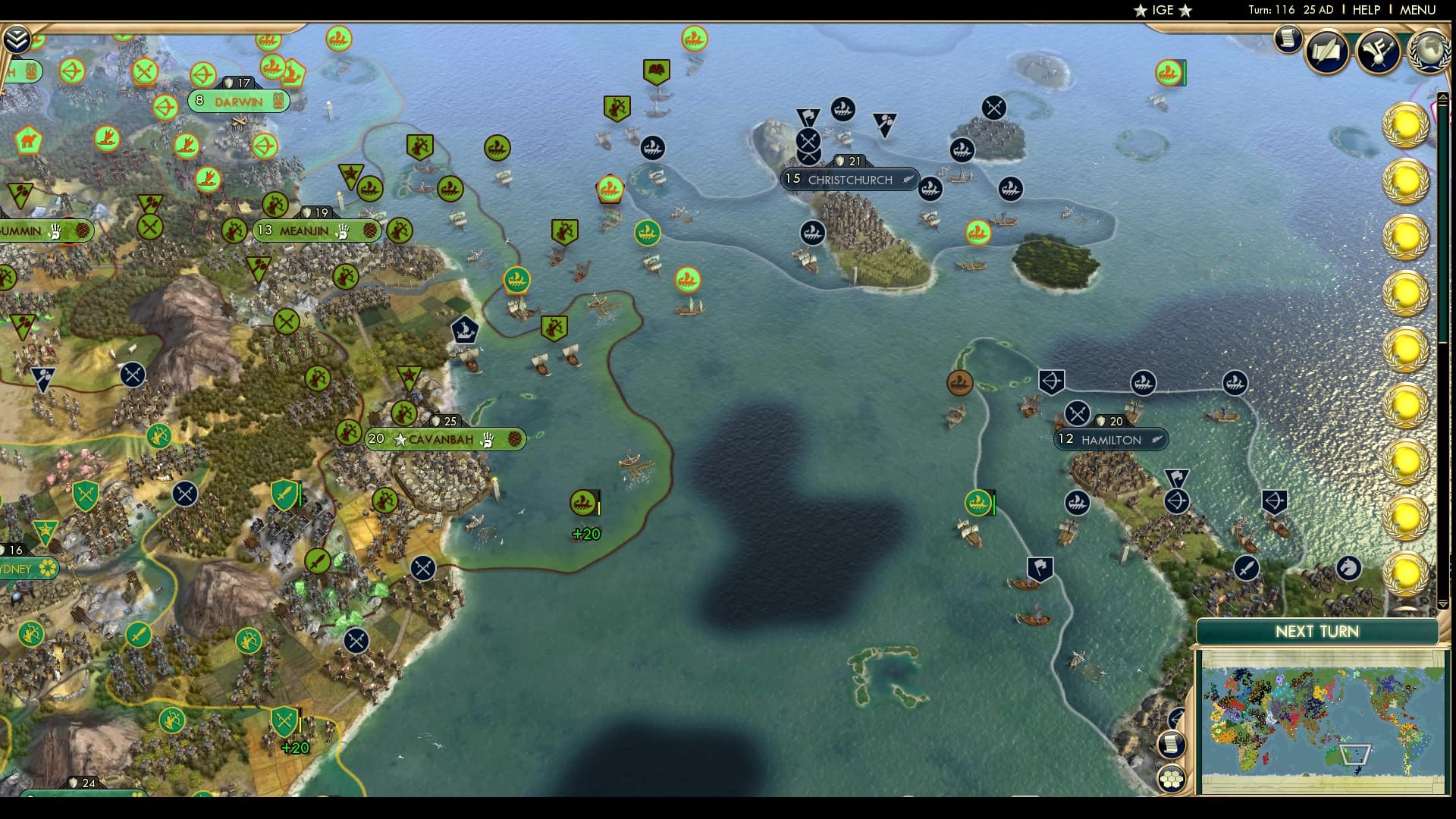 CBR In-Game Screenshot of Balance through war