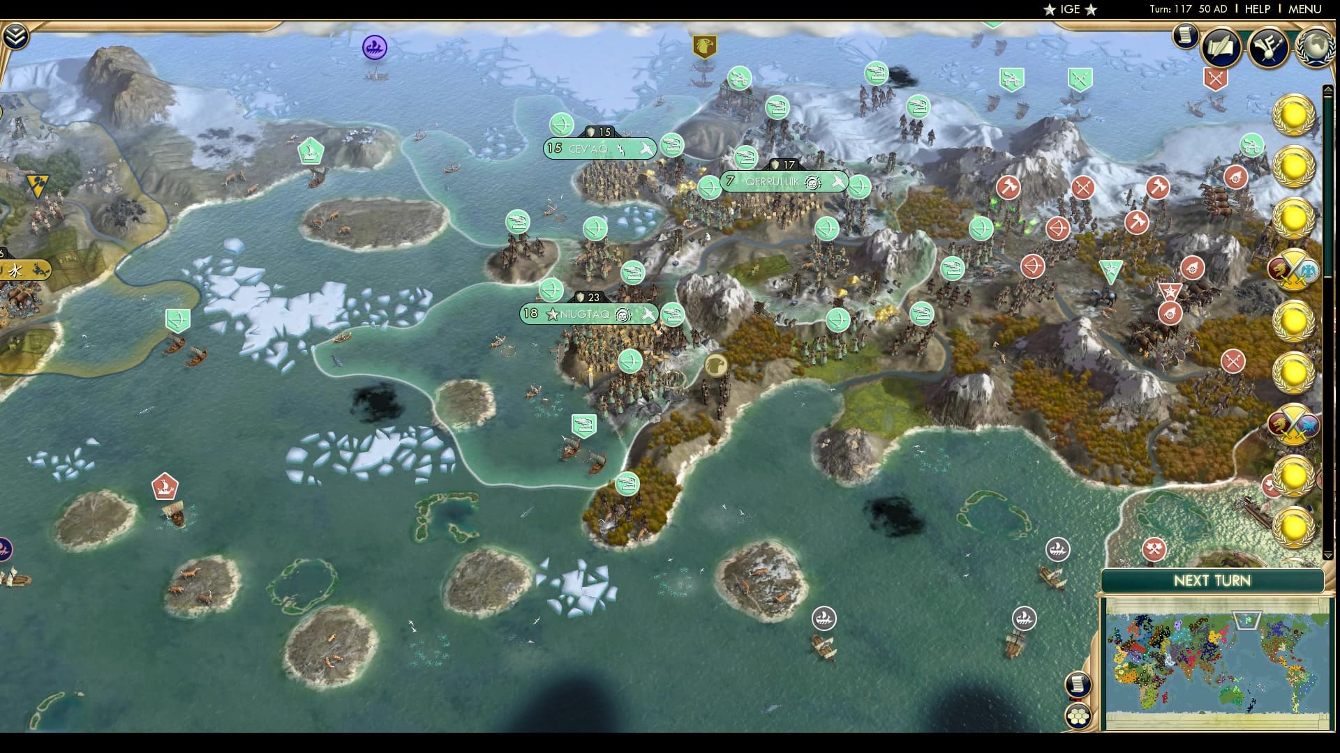 CBR In-Game Screenshot of Since when is Alaska so populated?
