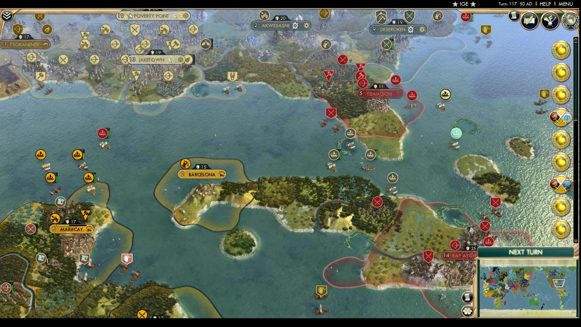 CBR In-Game Screenshot of Aztec hype train forgot to refuel