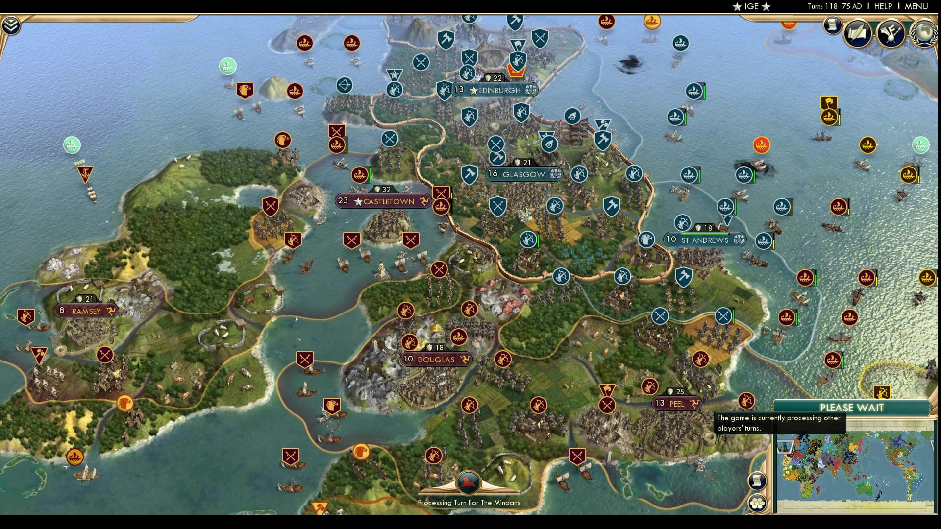 CBR In-Game Screenshot of The stalemate is real