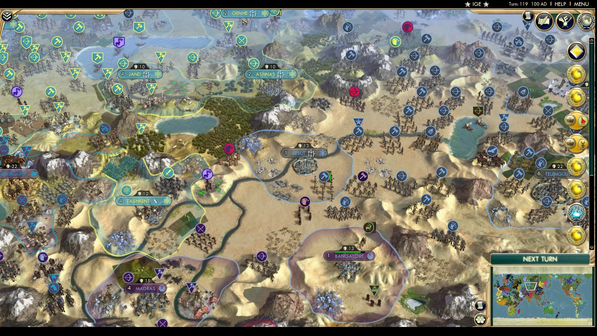 CBR In-Game Screenshot of The horde approaches