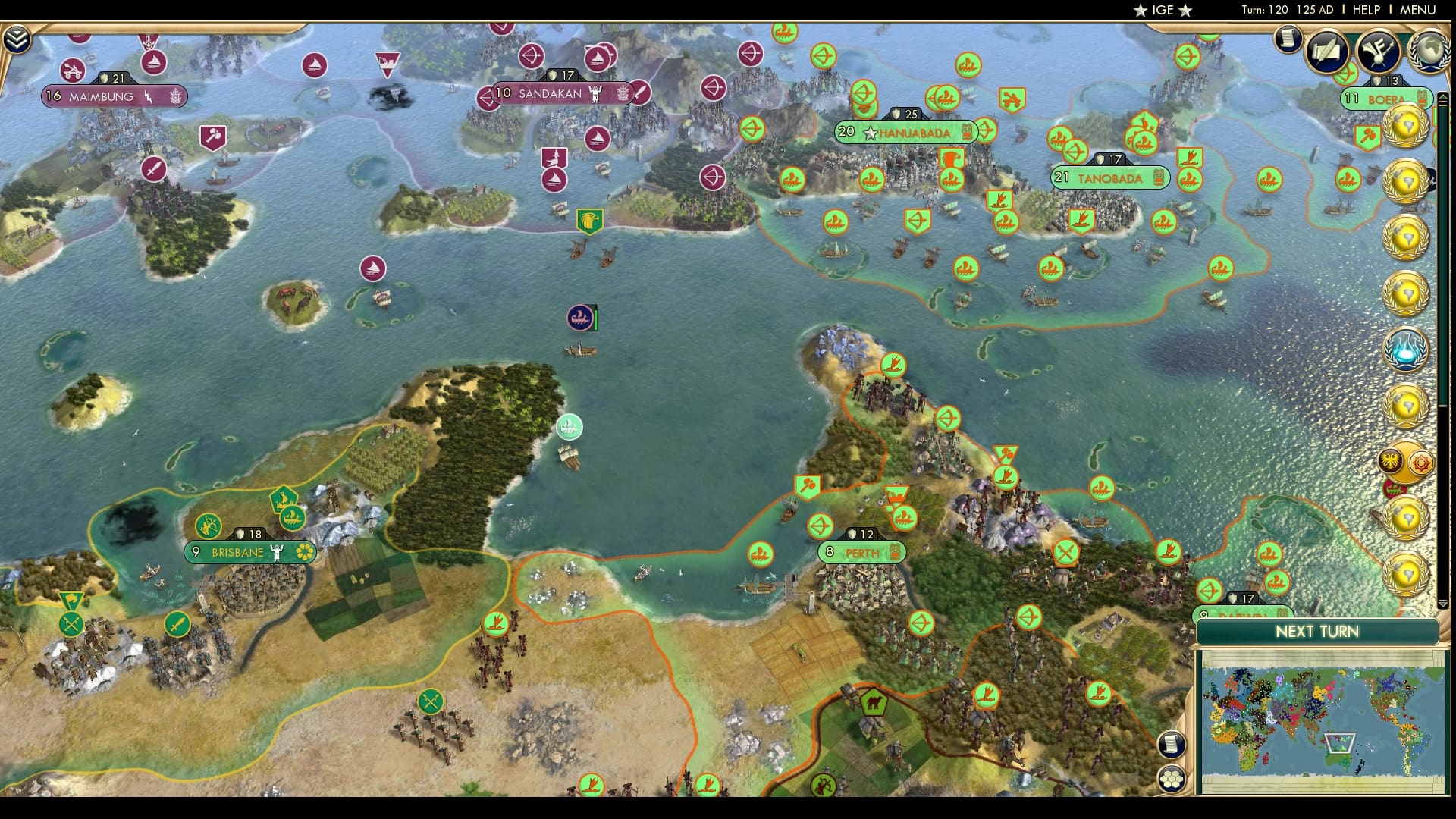 CBR In-Game Screenshot of Blue water and blue science