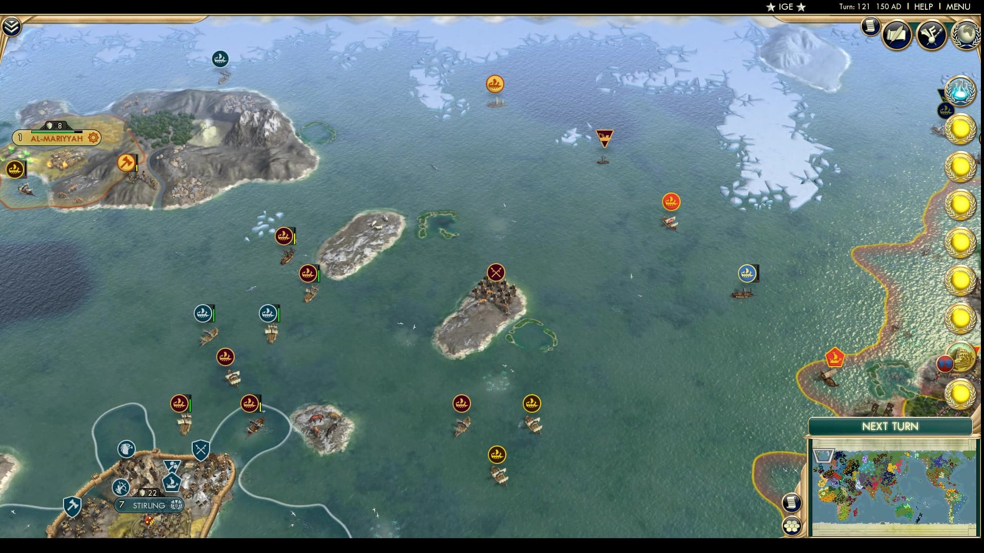 CBR In-Game Screenshot of The frozen lands