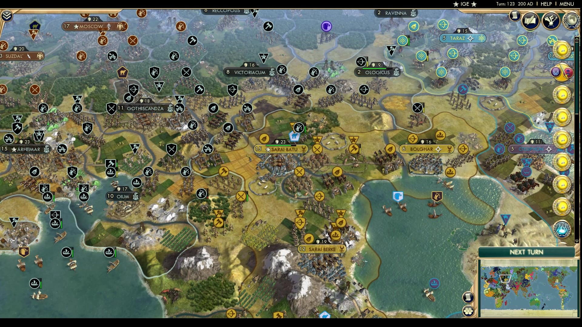 CBR In-Game Screenshot of The road to greatness