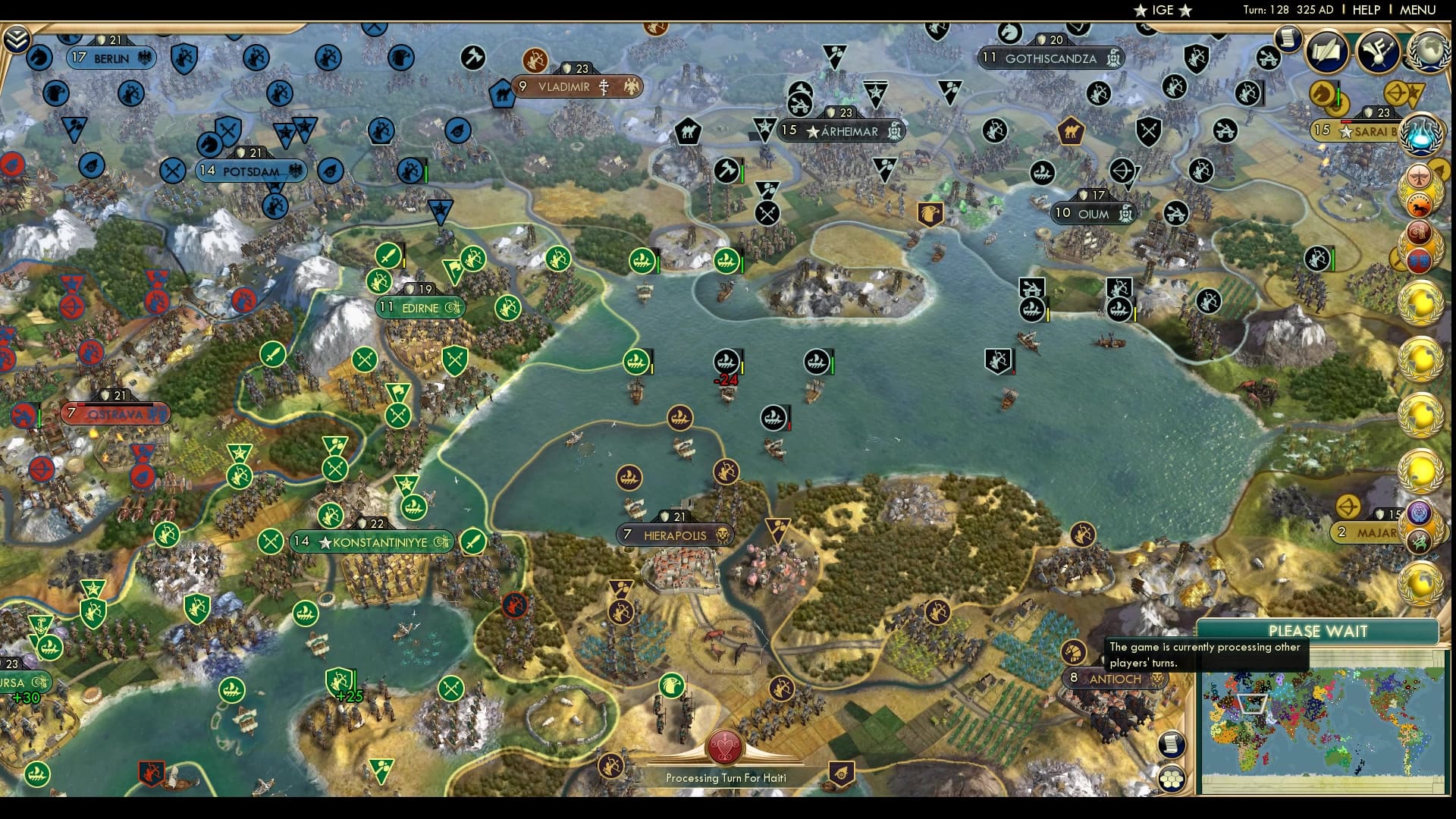 CBR In-Game Screenshot of Watery distractions