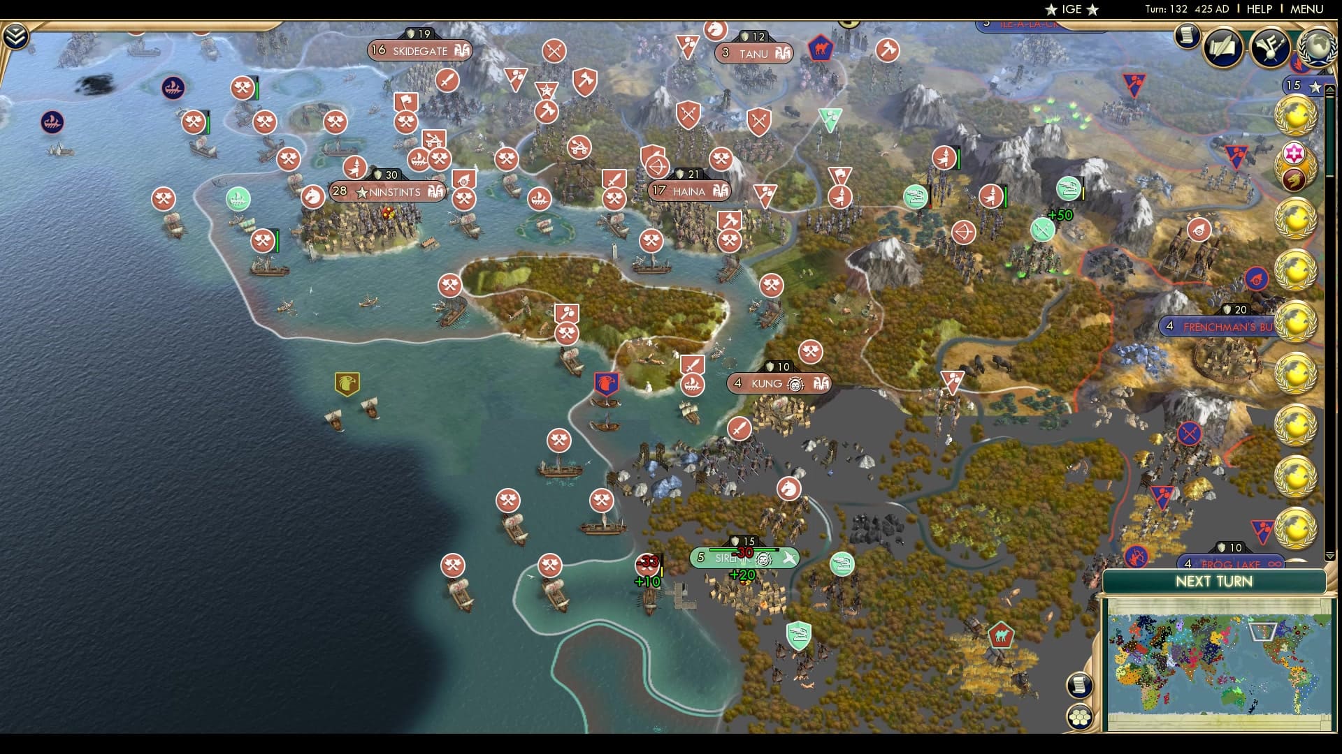 CBR In-Game Screenshot of Against a rock and an Aztec place