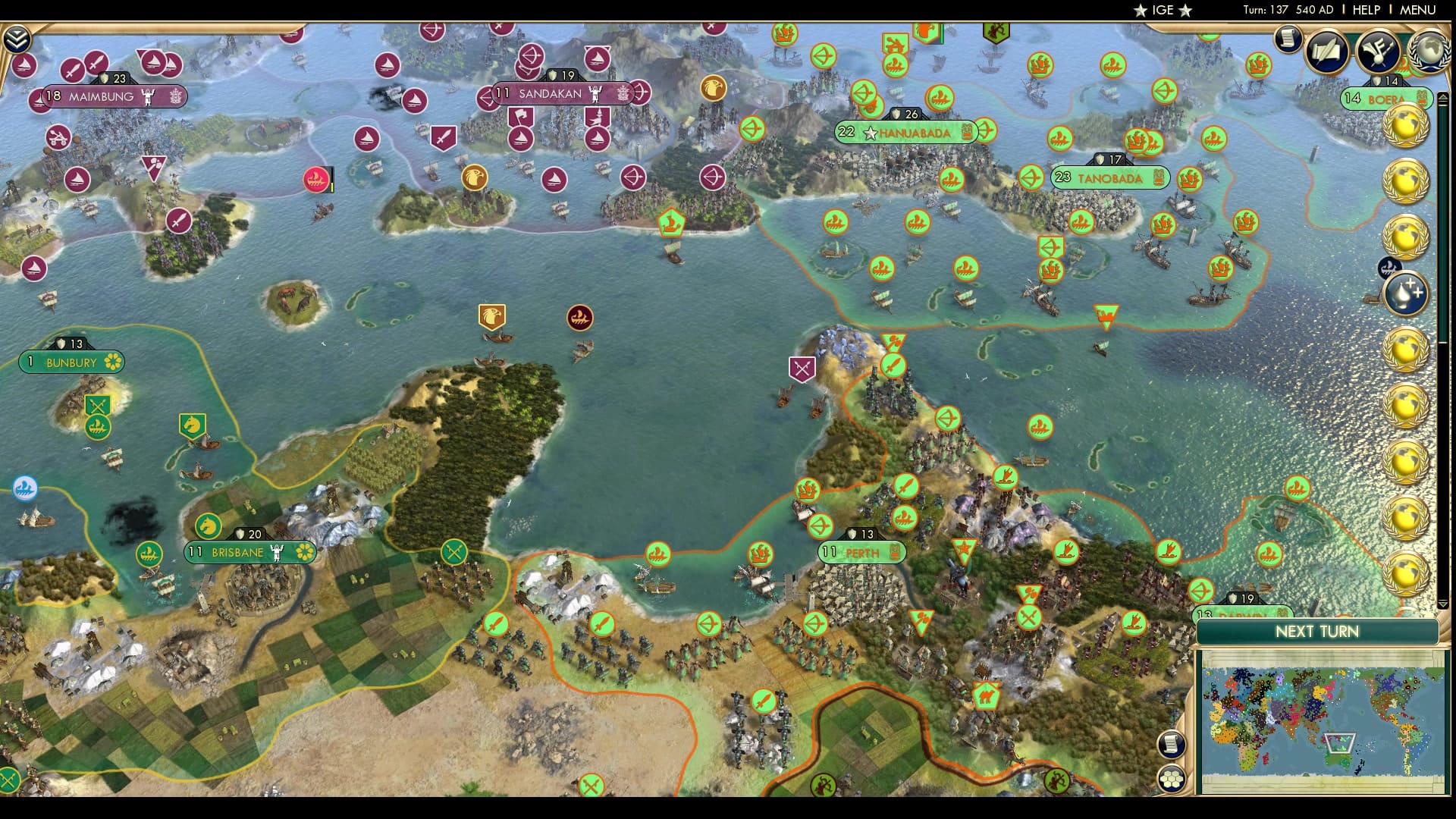 CBR In-Game Screenshot of Medieval navy