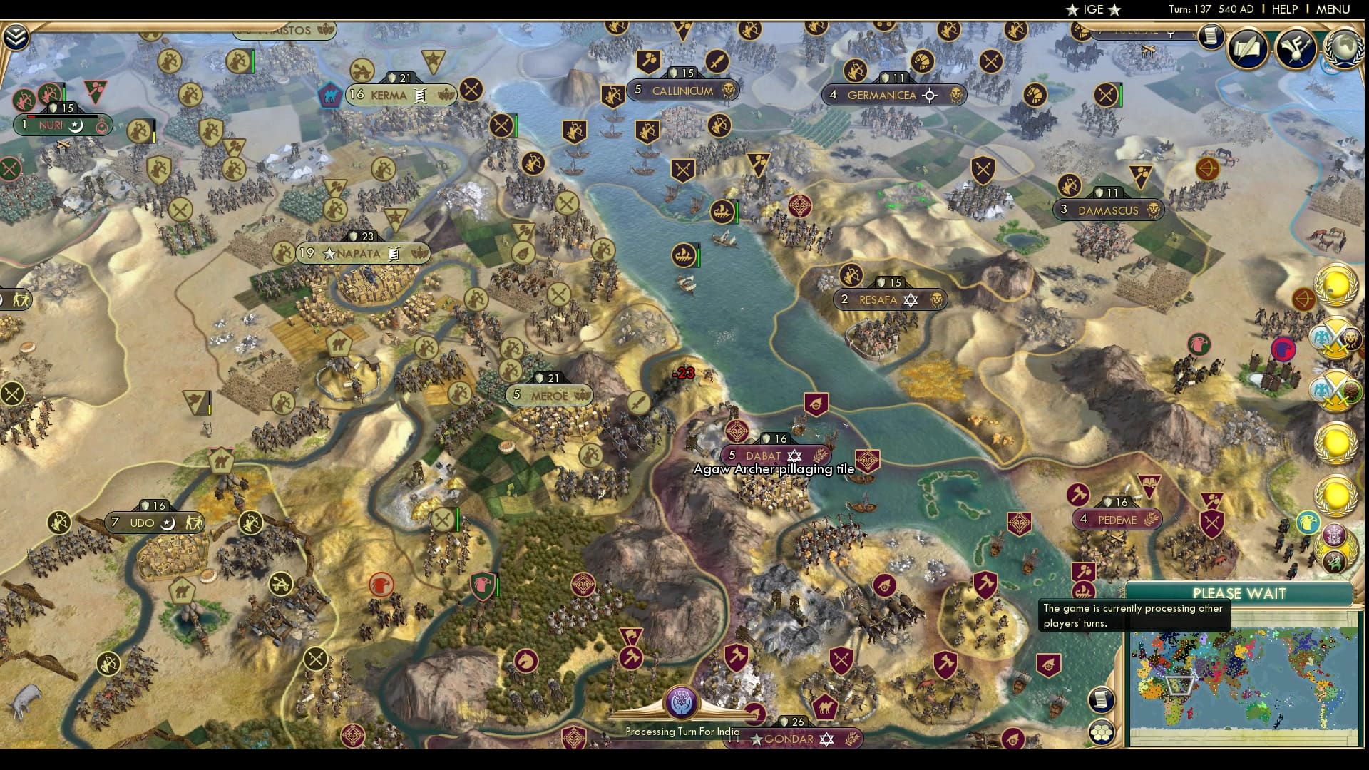 CBR In-Game Screenshot of A part of me hopes I could use Finnish puns; Kerma means cream